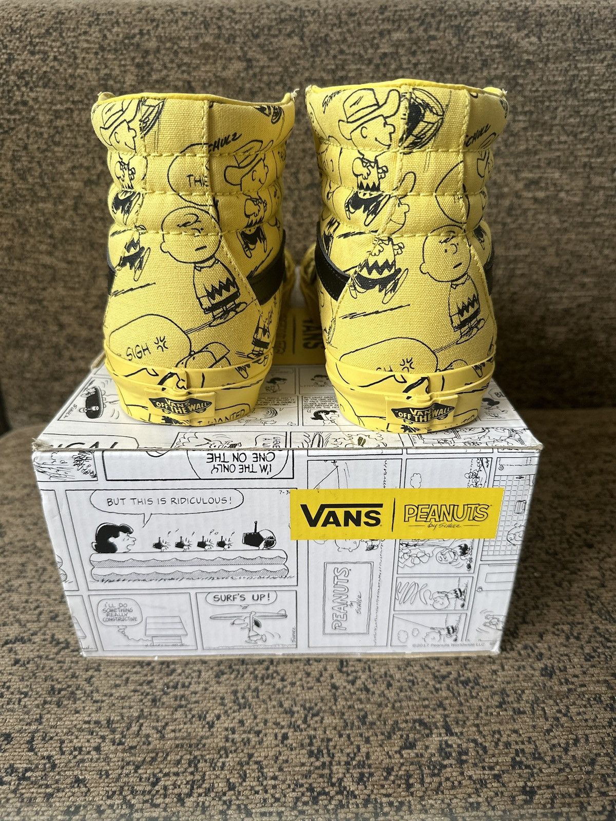 Peanuts × Vans Vans Sk8-Hi Peanuts Charlie Brown Size US 7.5 / EU 40-41 - 3 Thumbnail