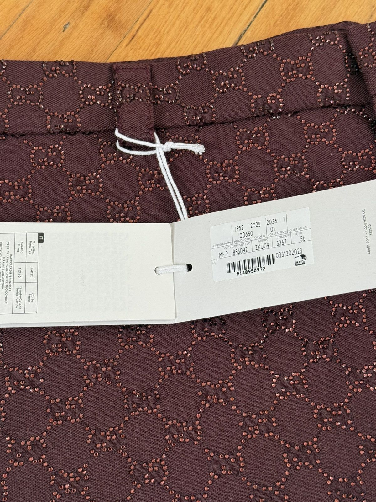 Gucci Gucci GG Canvas Shorts with Crystals Size US 40 / EU 56 - 3 Thumbnail