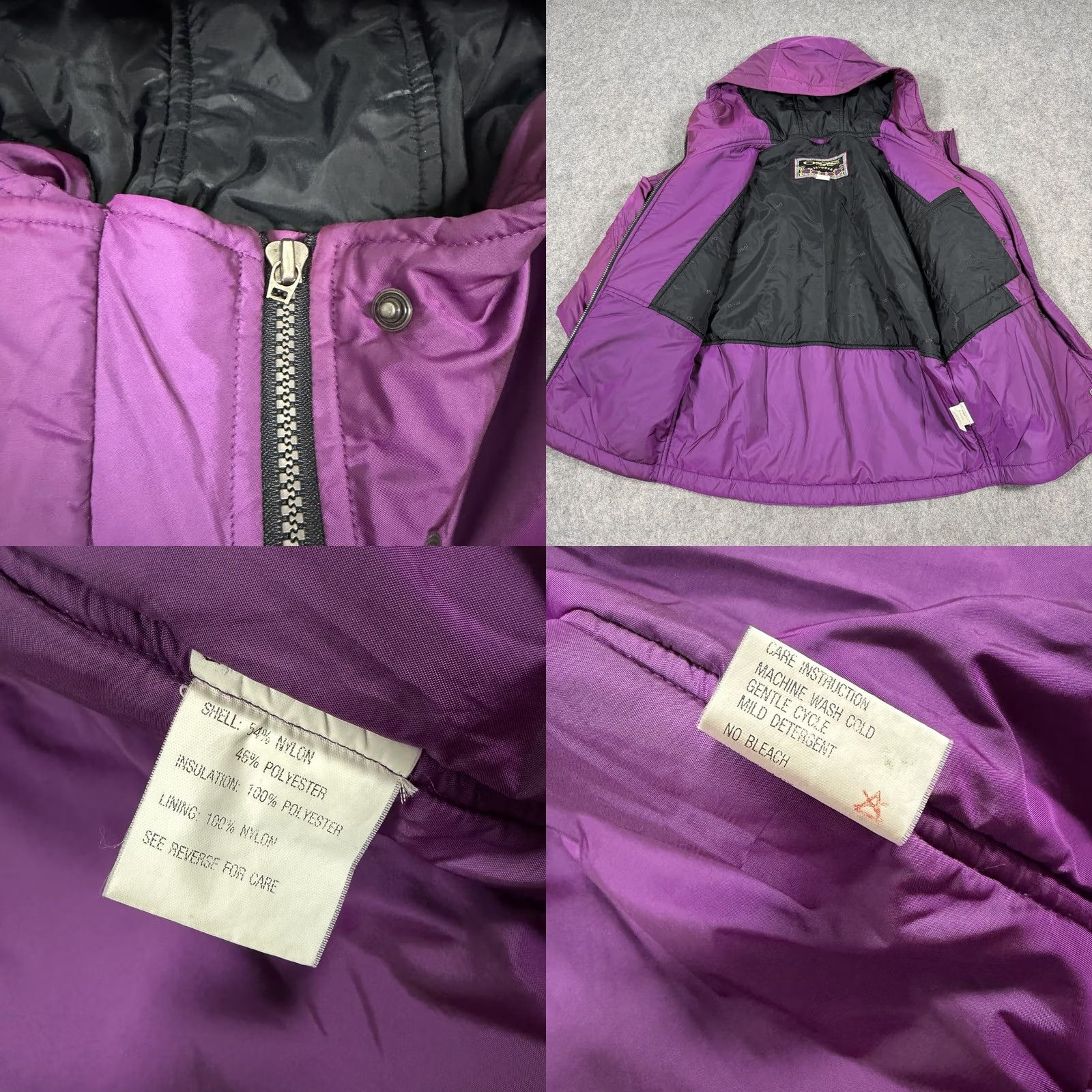 Vintage OSSI Skiwear Puffer Jacket Women's XS S? Purple Size S / US 4 / IT 40 - 8 Thumbnail