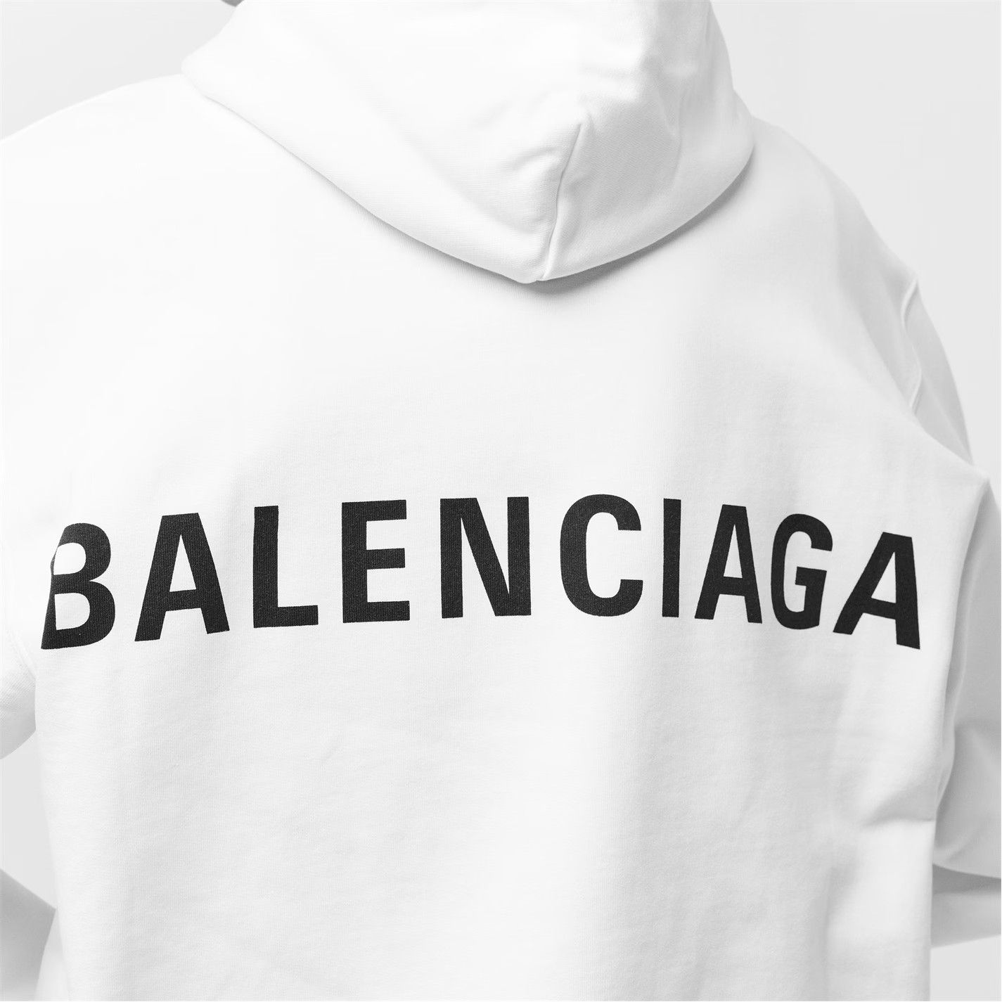 Balenciaga o1g2r1mq0226 Relaxed Fit Pull Over Hoodie In White Size US S / EU 44-46 / 1 - 5 Thumbnail