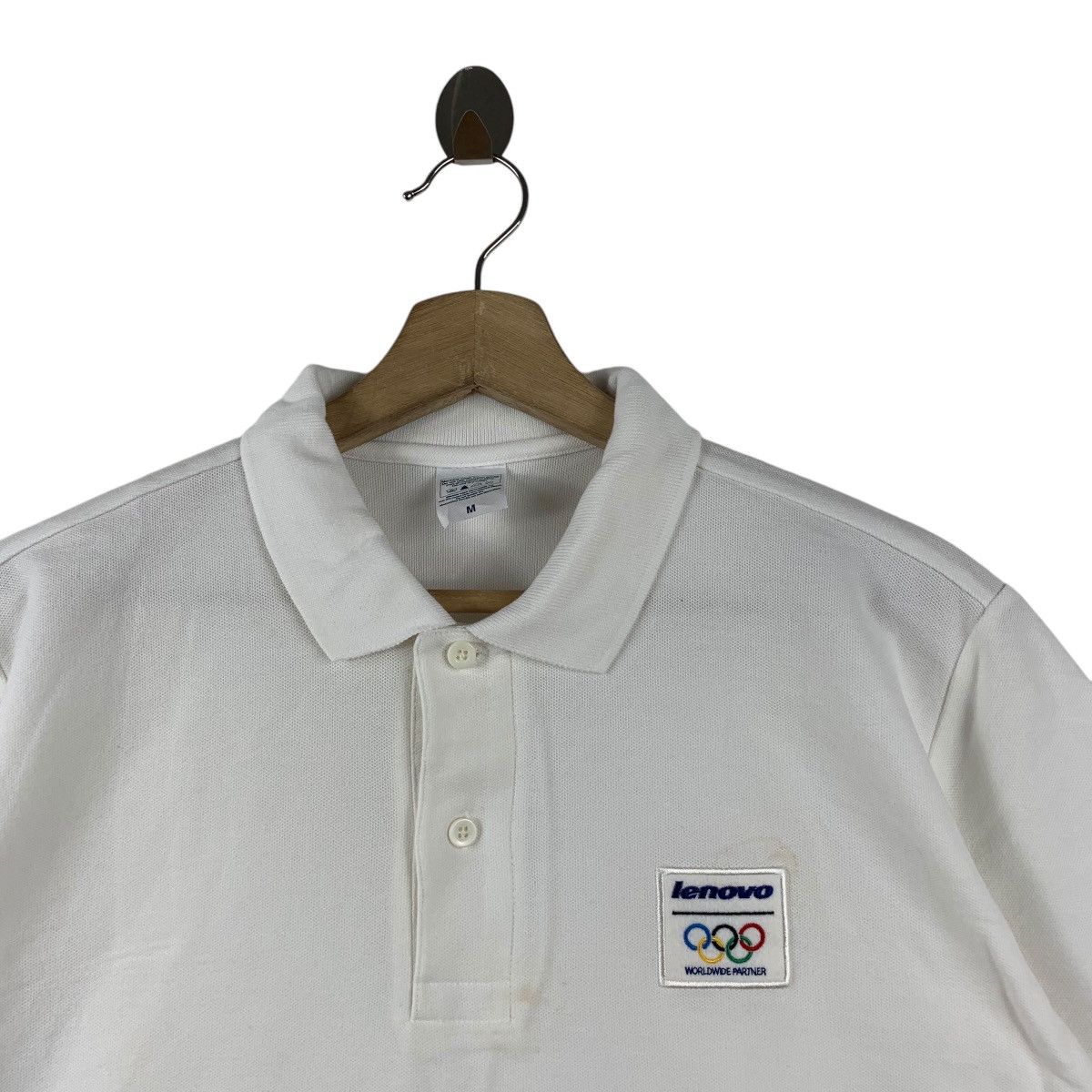 Vintage LENOVO OLYMPIC BEIJING 2008 Digital Sponsor Polo Tee Shirt Size US M / EU 48-50 / 2 - 4 Thumbnail