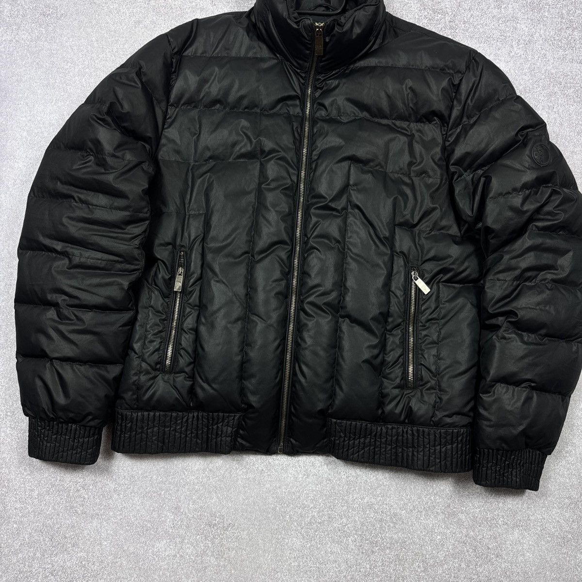 Versace Mens VERSACE Collection Black Puffer Down Jacket Size L / 52 Size US L / EU 52-54 / 3 - 3 Thumbnail