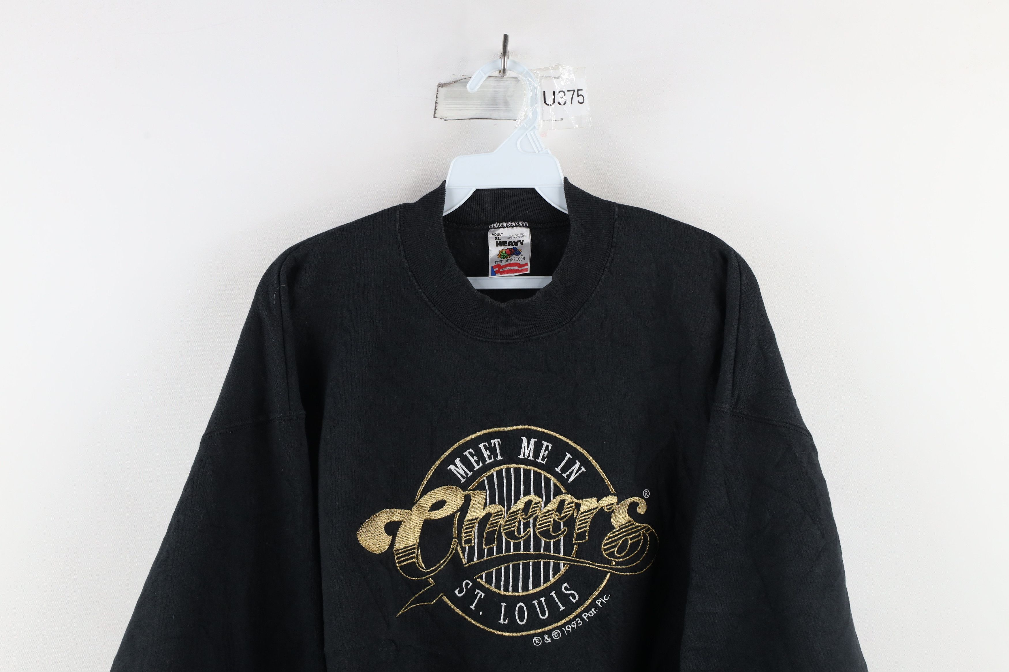Vintage Vintage 90s Meet Me In St Louis Cheers Bar Sweatshirt USA Size US XL / EU 56 / 4 - 2 Thumbnail