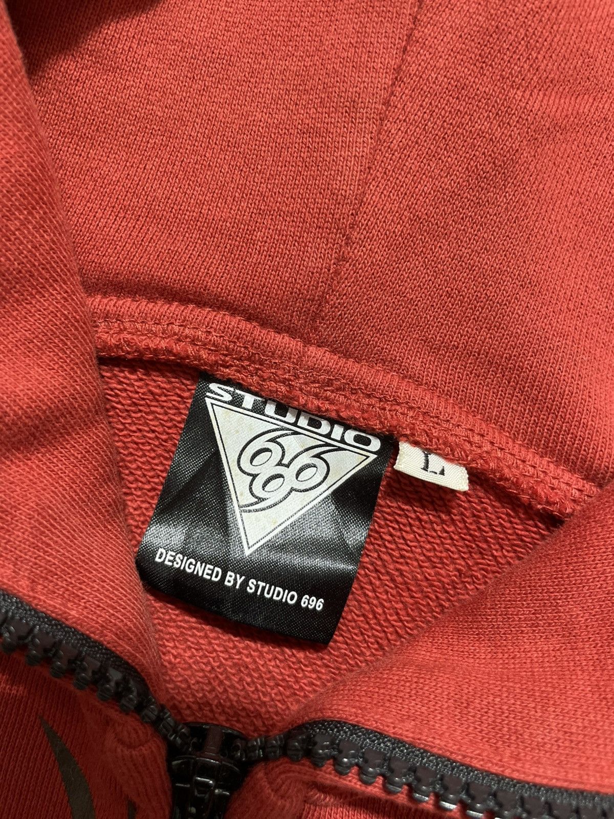 Japanese Brand Studio696 Mask Zip Hoodie Shark Gothic style Size US L / EU 52-54 / 3 - 7 Thumbnail