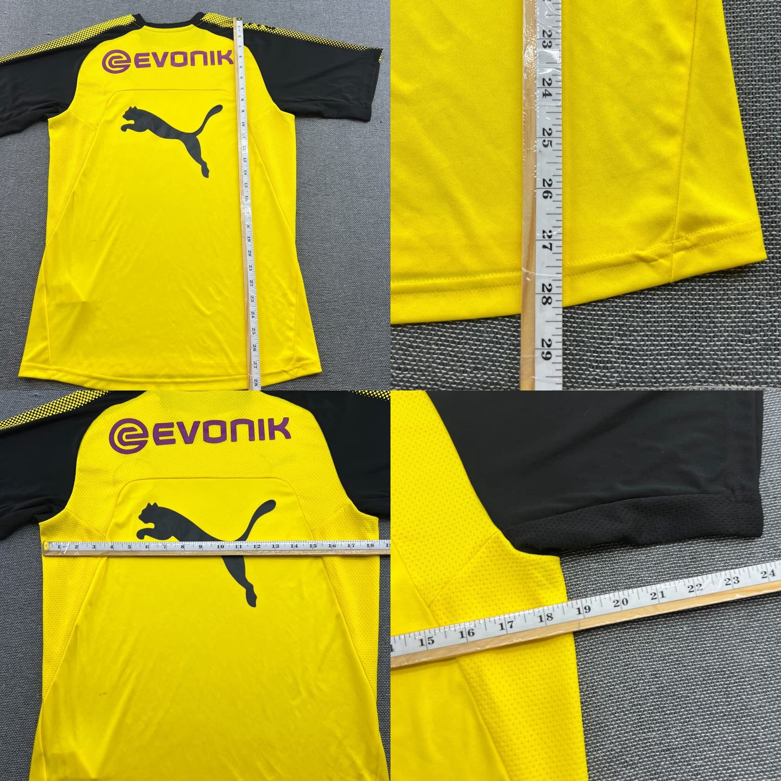 Puma PUMA Borussia Dortmund 2017 2018 Training Football Jersey Mens Medium Adult Short Sleeve Multicolor Polyester Nike Size US L / EU 52-54 / 3 - 9 Thumbnail