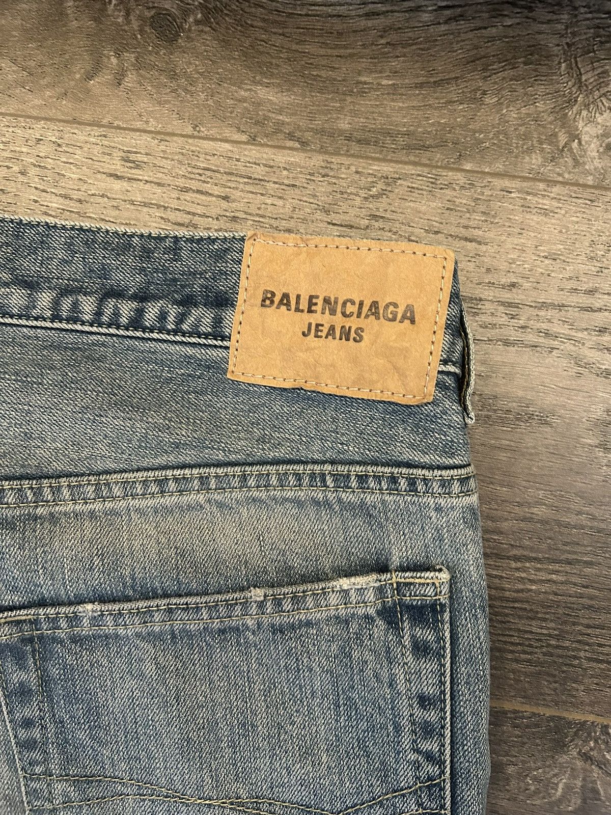 Balenciaga Balenciaga Blue Lost Tape Flared Denim Size US 32 / EU 48 - 3 Thumbnail