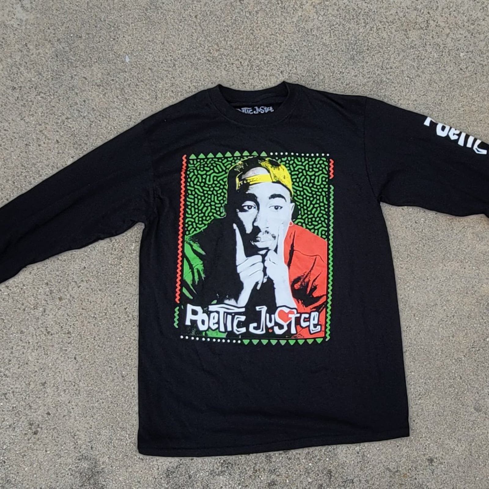 The Unbranded Brand Tupac 2pac Shakur Poetic Justice Long Sleeve T ...