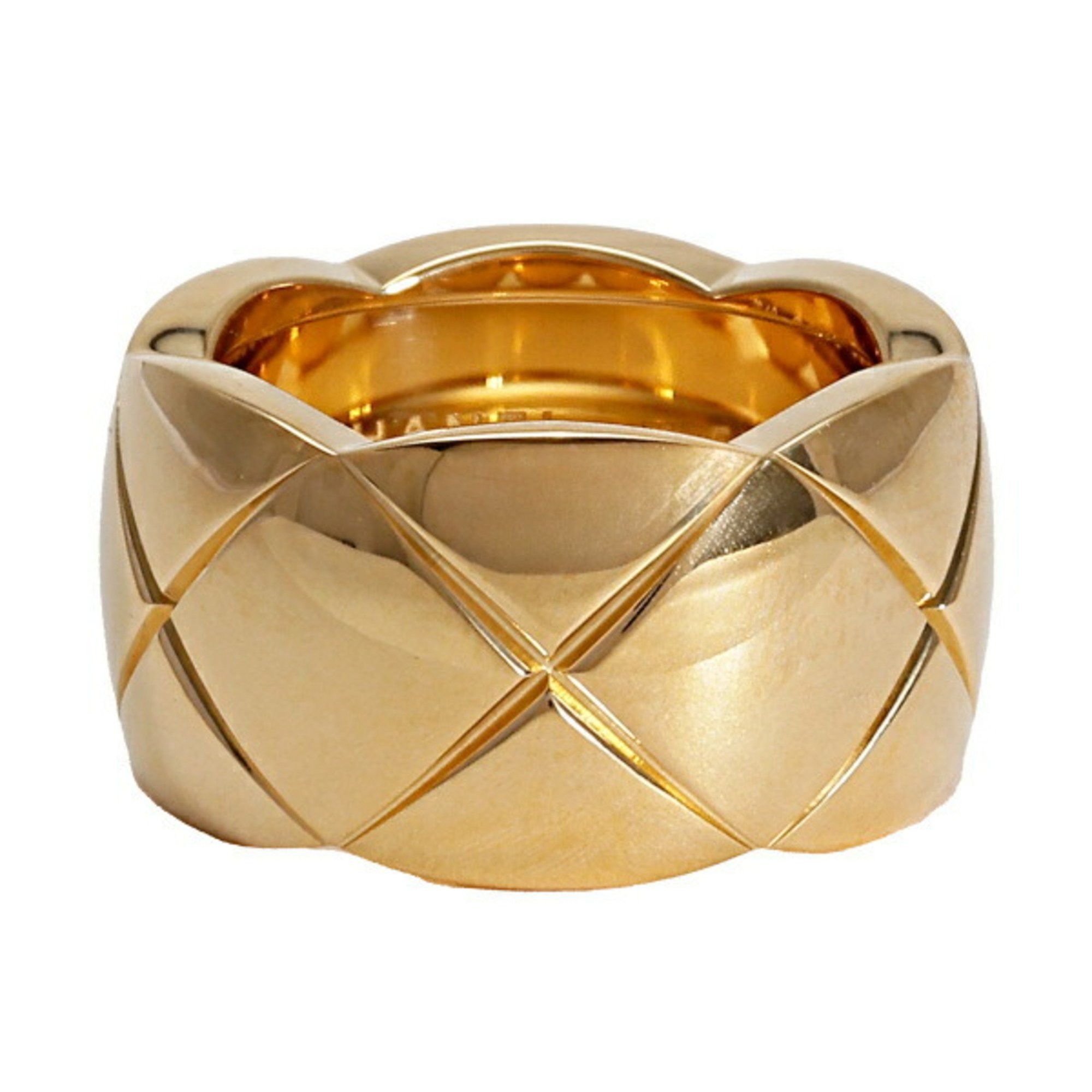 image of Chanel Coco Crush Large K18Yg Yellow Gold Ring, Women's