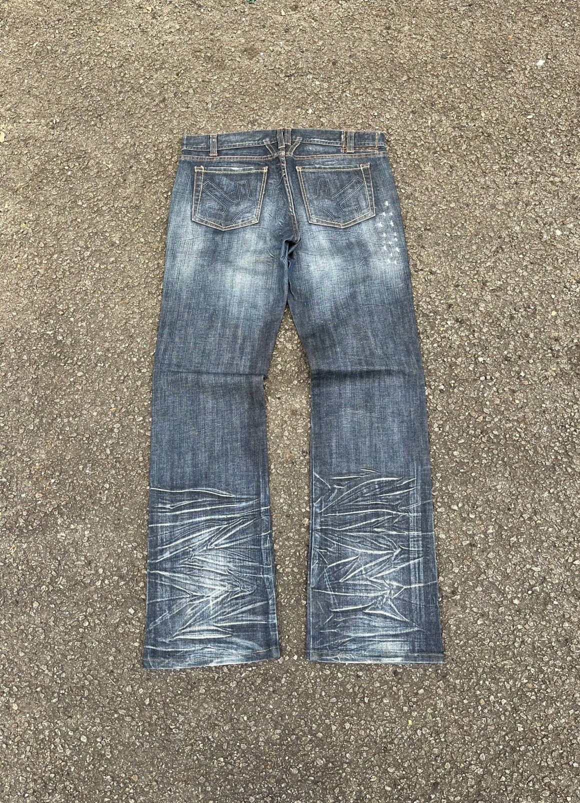 Marithe + Francois Girbaud Flared Vintage MFG Marithe Francois Girbaud Denim Jeans Size US 30 / EU 46 - 12 Thumbnail