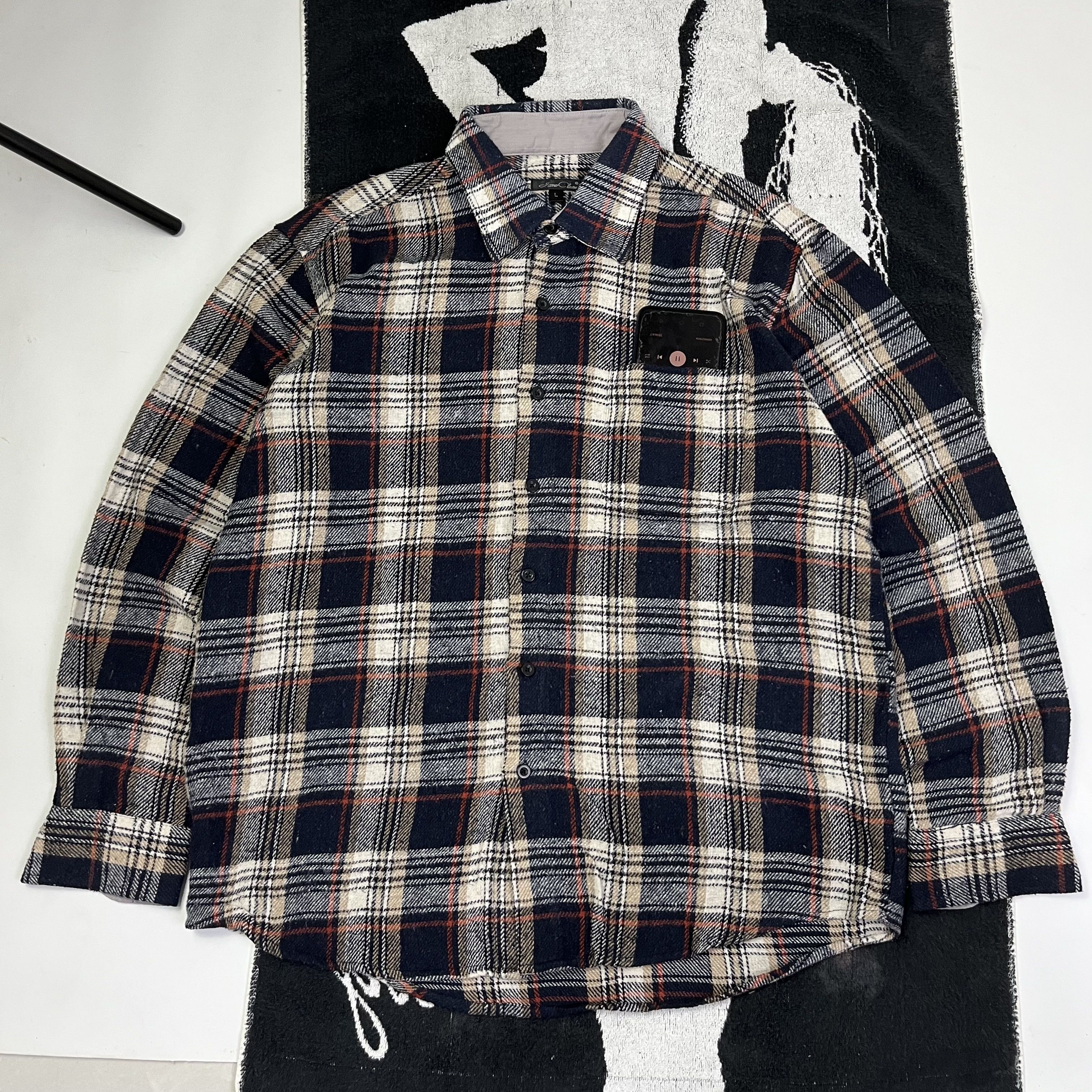 Japanese Brand × Vintage Uomo Clasm flannel long sleeve Size US L / EU 52-54 / 3 - 1 Thumbnail