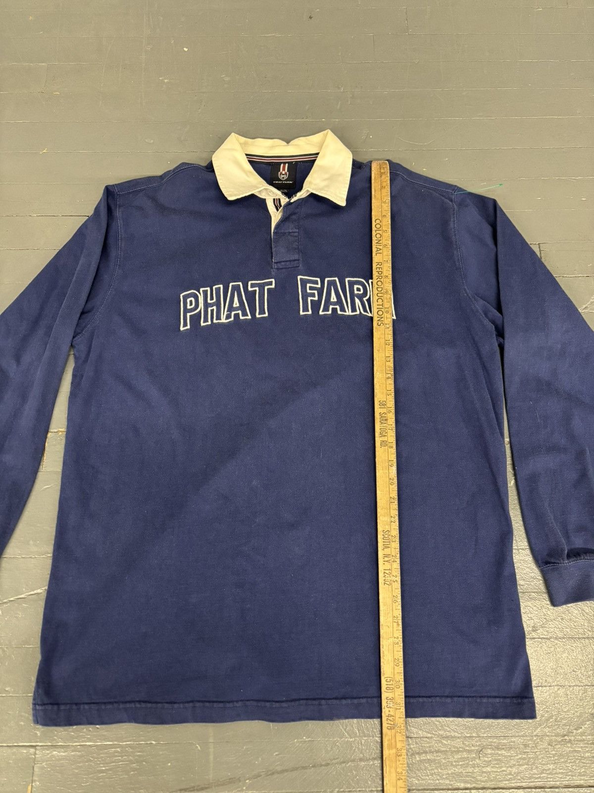 Phat Farm × Vintage Vintage Y2K phat farm polo Longsleeve shirt Size US XL / EU 56 / 4 - 6 Thumbnail