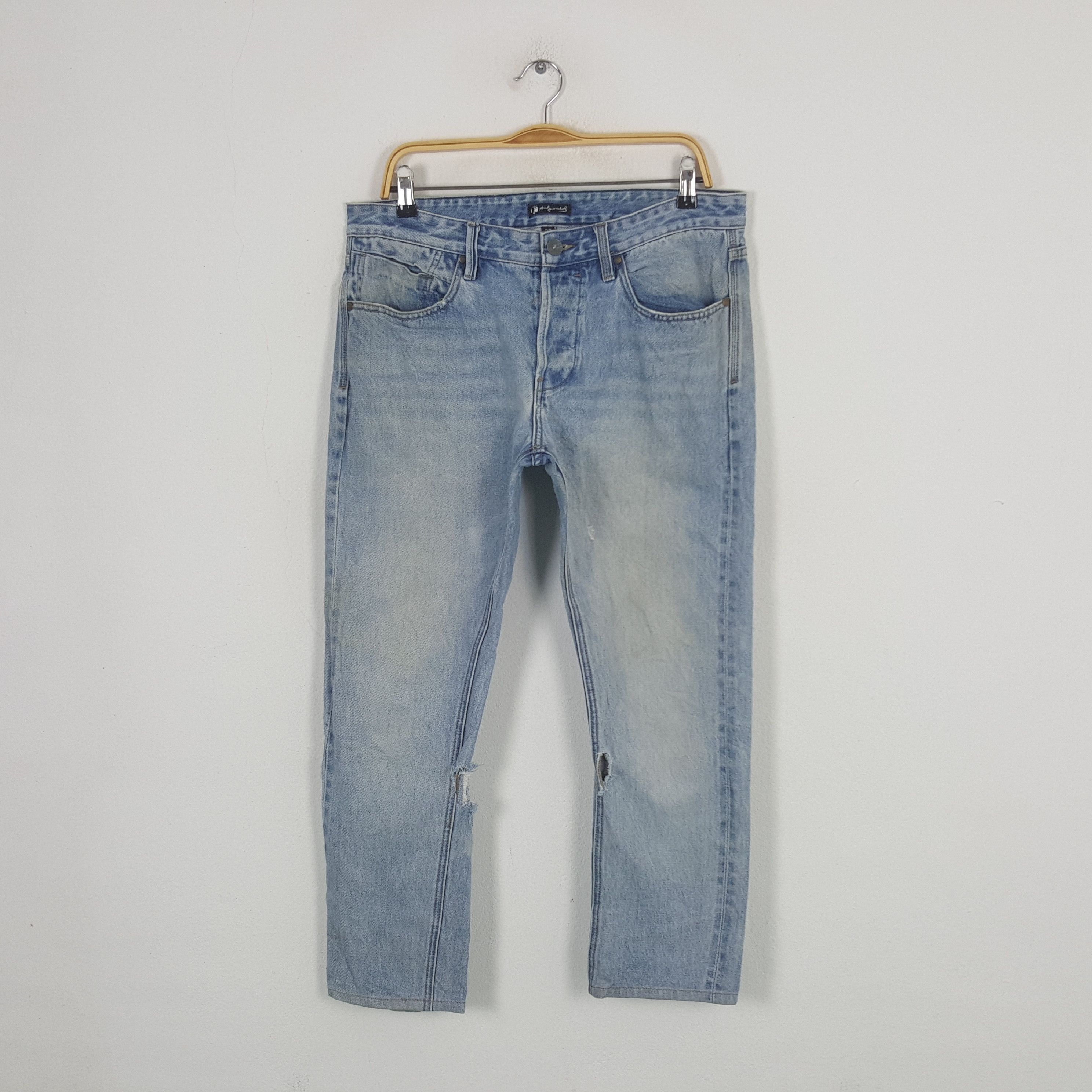 Andy Warhol × Billabong × Vintage Vintage Andy Warhol X Billabong Rare Denim Size US 34 / EU 50 - 1 Thumbnail