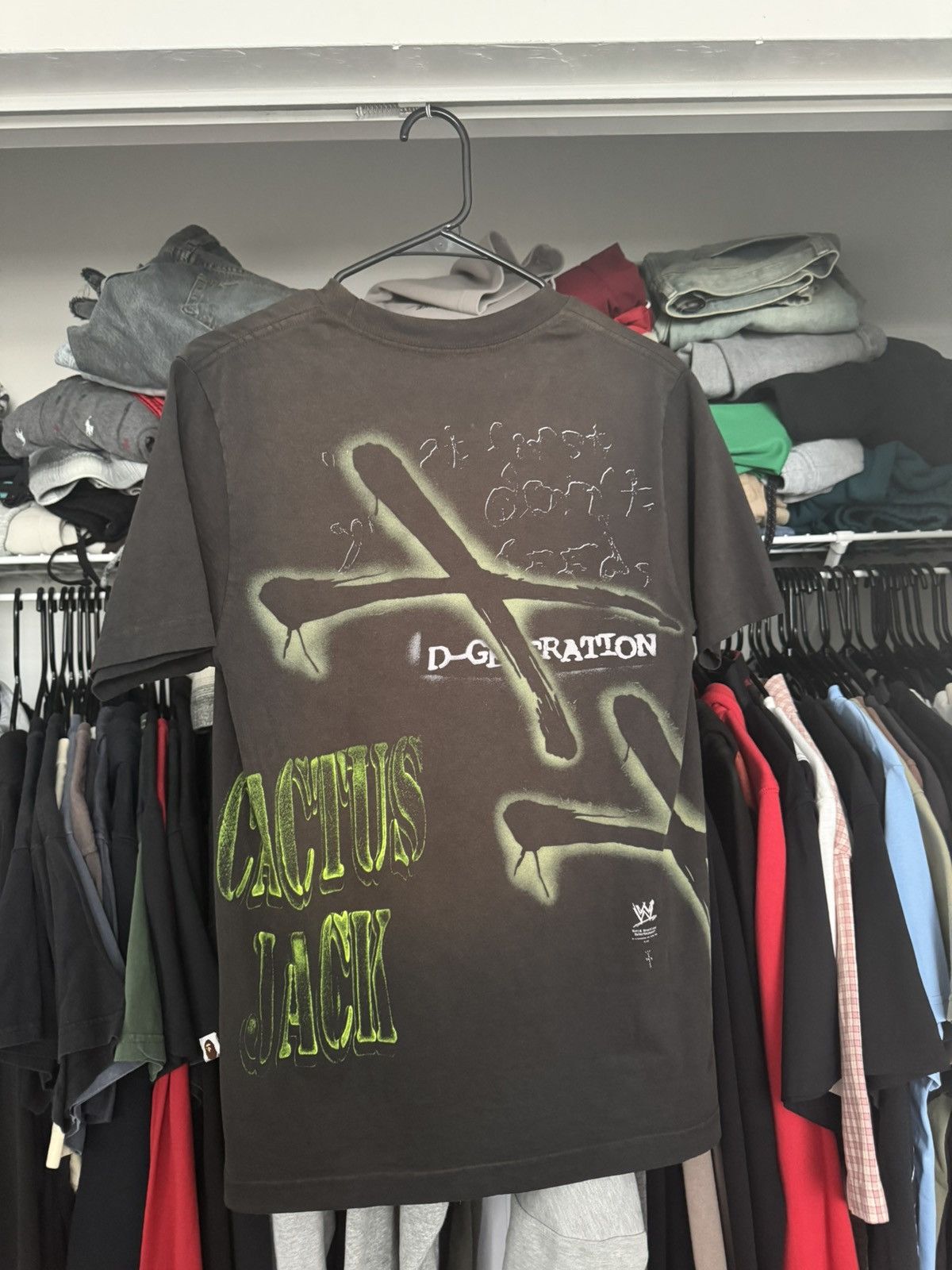 Travis Scott Travis Scott x WWE Two Words DX Tee Size US S / EU 44-46 / 1 - 5 Thumbnail