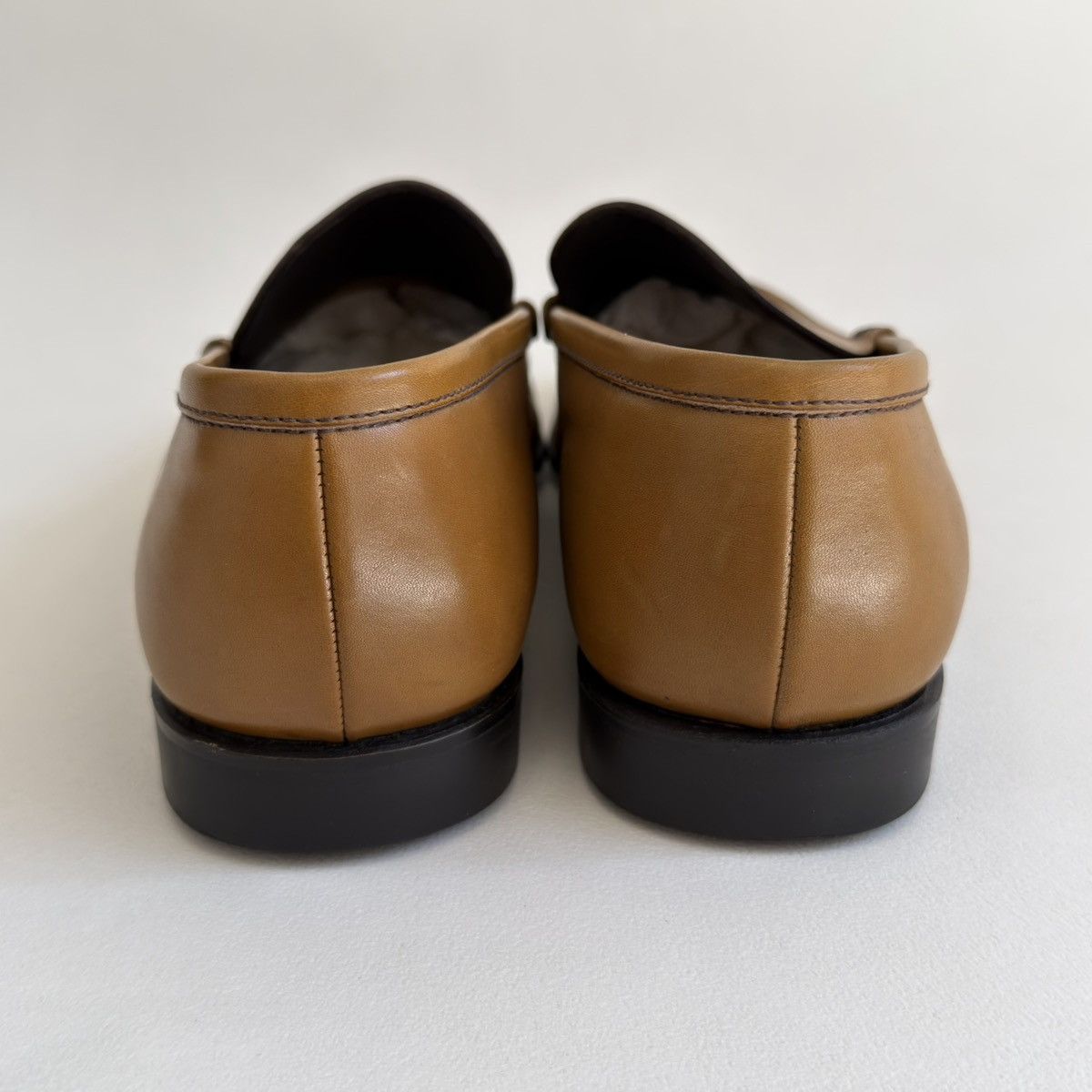Prada Tan Leather ‘Square Toe’ Loafers Size US 8.5 / EU 41-42 - 13 Thumbnail