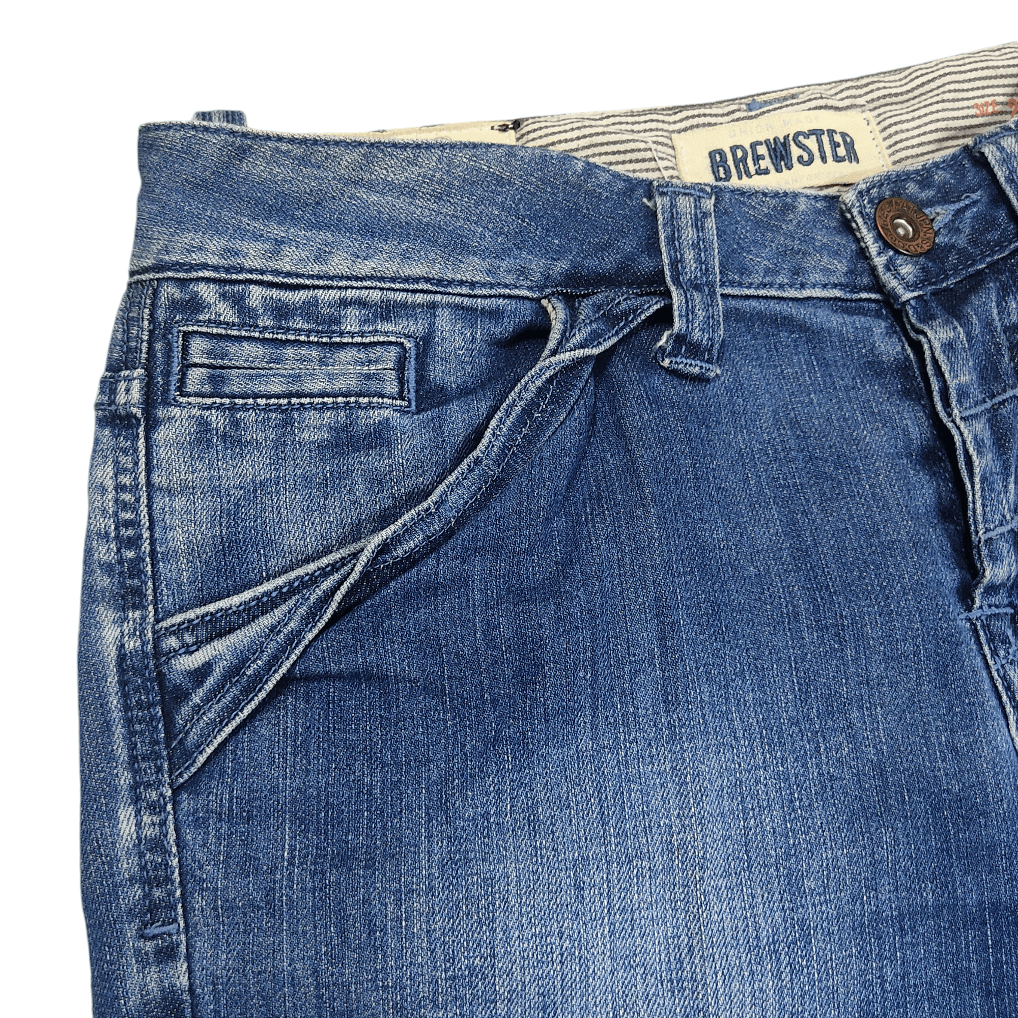 Japanese Brand × Superdry SUPERDRY Brewster Faded Denim Pants Size US 32 / EU 48 - 6 Thumbnail