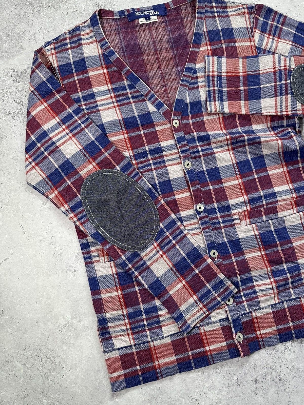 Junya Watanabe Junya Watanabe MAN Comme des Garçons 2012 Plaid Cardigan Size US S / EU 44-46 / 1 - 5 Thumbnail