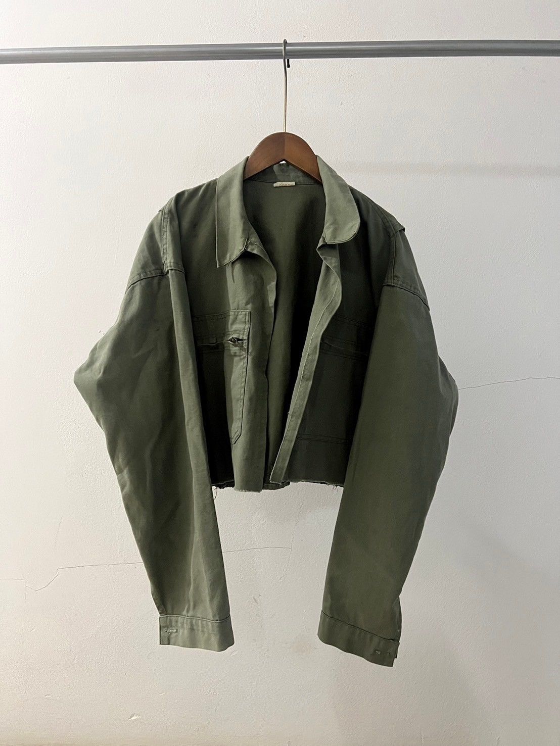 Vintage Vintage Military Cropped Jacket Size US M / EU 48-50 / 2 - 1 Thumbnail