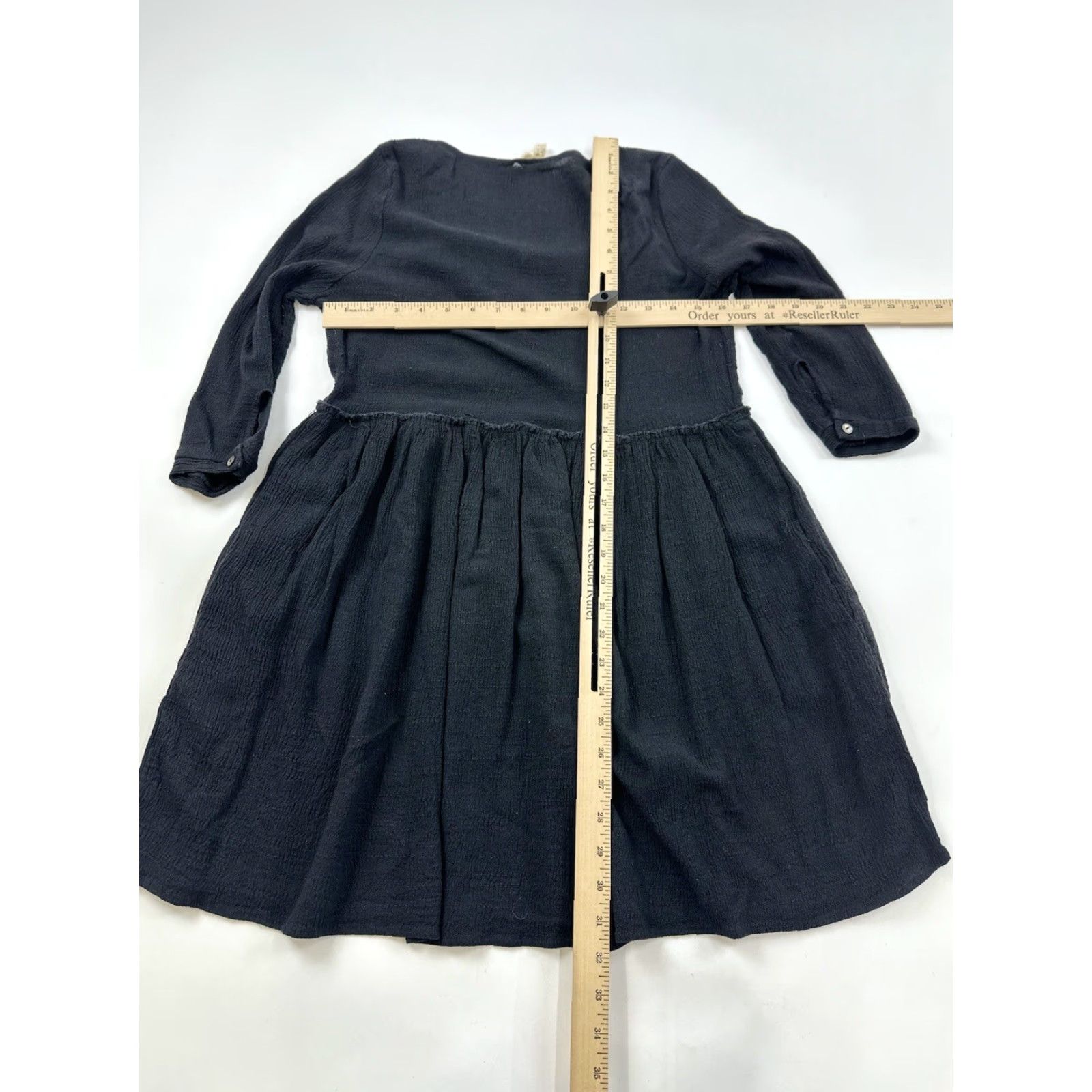 Vintage VINTAGE Urban Renewal Dress Women’s M Black Short Mini Long Sleeve Casual Womens Size M / US 6-8 / IT 42-44 - 5 Thumbnail