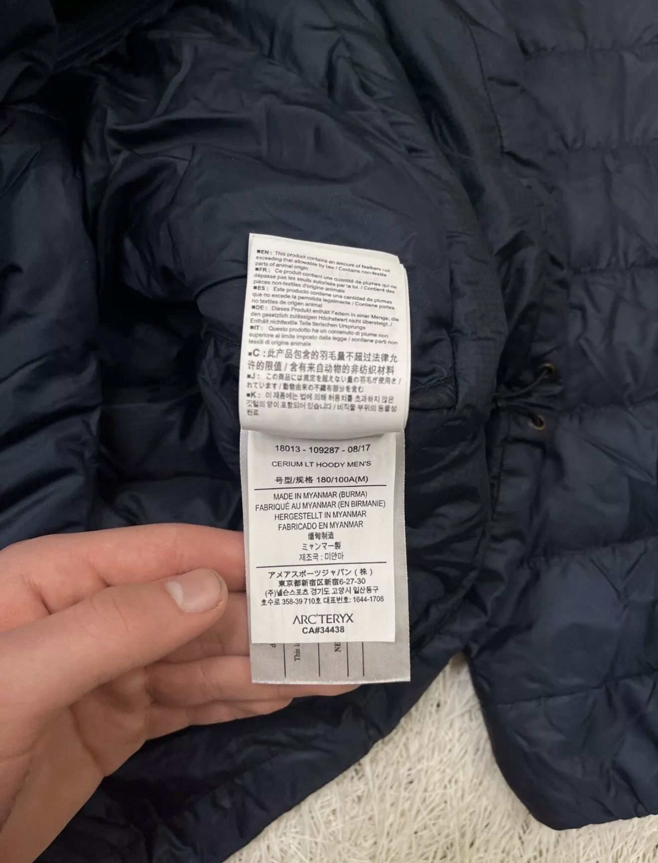 Arc'teryx Arc'teryx DOWN JACKET CERIUM LT HOODY MEN'S Blue sz M Puffer Size US M / EU 48-50 / 2 - 9 Thumbnail