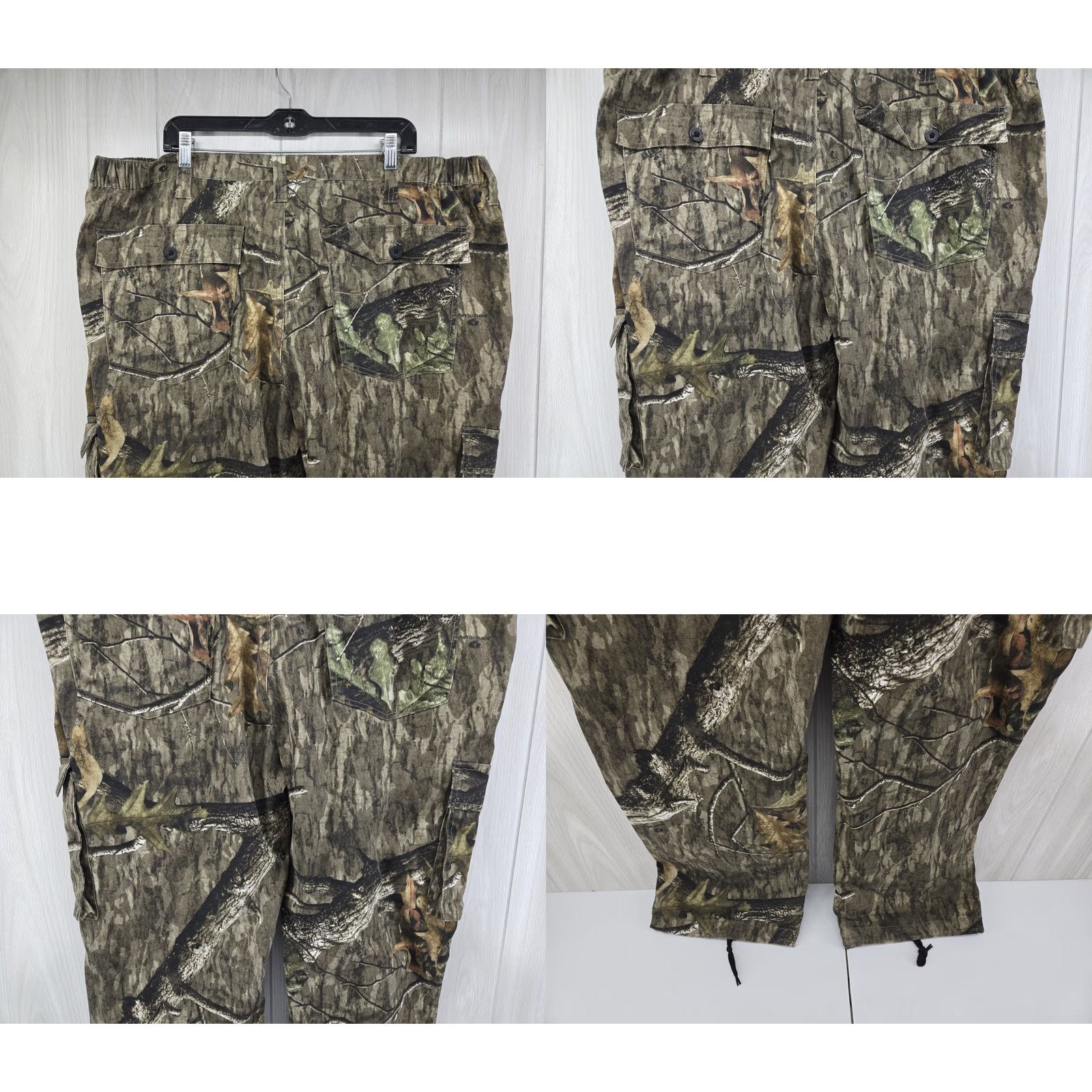 Vintage VINTAGE Mossy Oak Country Roots Camo Cargo Pants Men's XL Hunting Elastic Waist Pants Preserved? Size US 36 / EU 52 - 8 Thumbnail