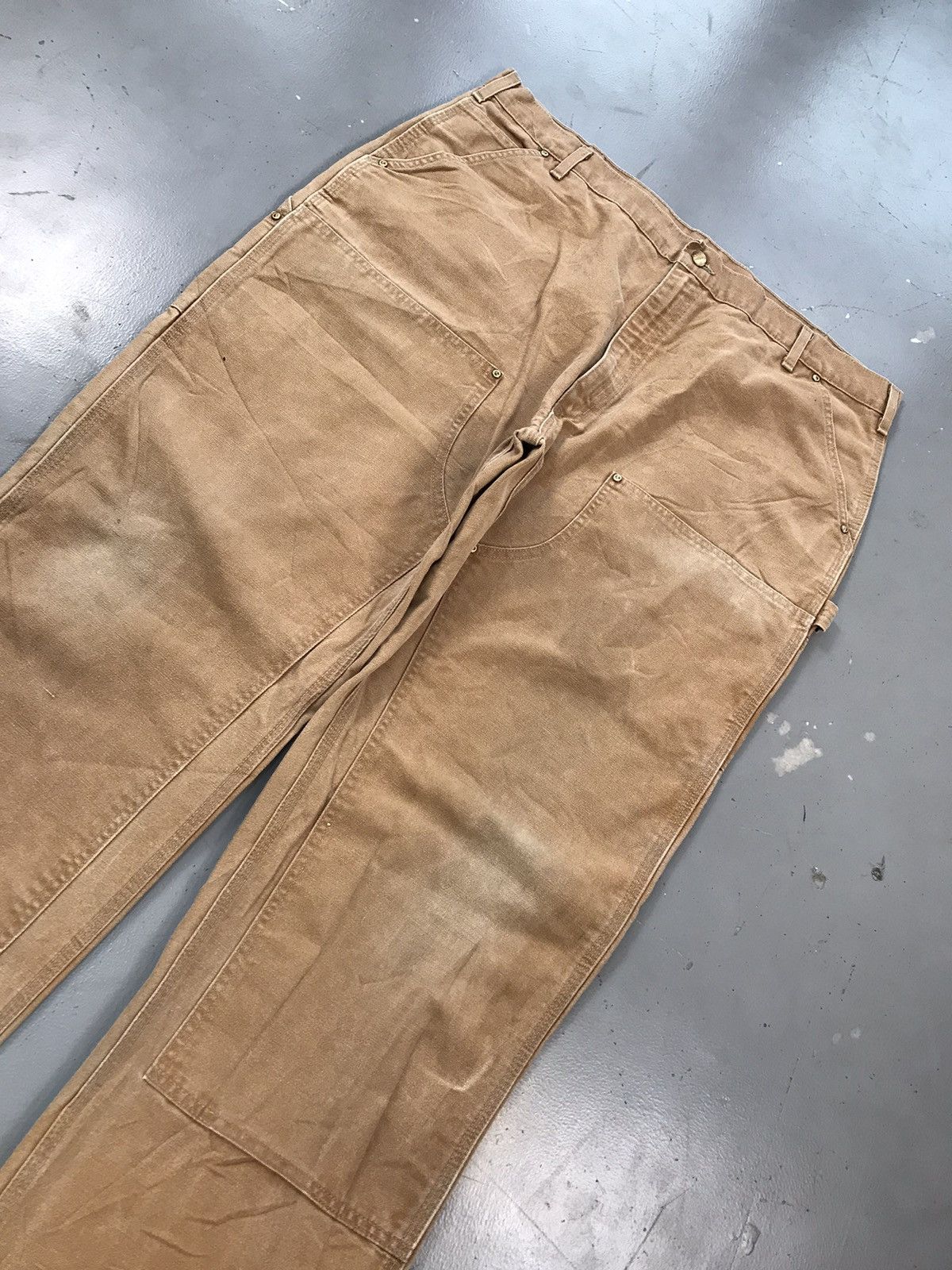 Carhartt × Vintage Vintage Carhartt straight fit double knee denim Size US 42 / EU 58 - 4 Thumbnail