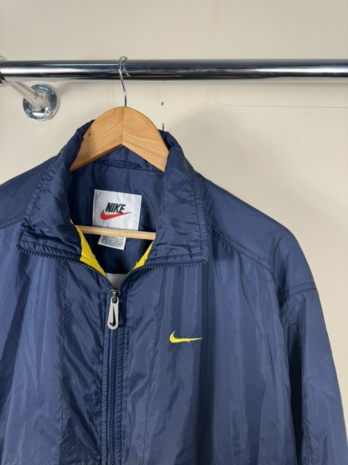 Nike × Vintage Nike Vintage 90s Track Jacket Oversized Size US S / EU 44-46 / 1 - 3 Thumbnail