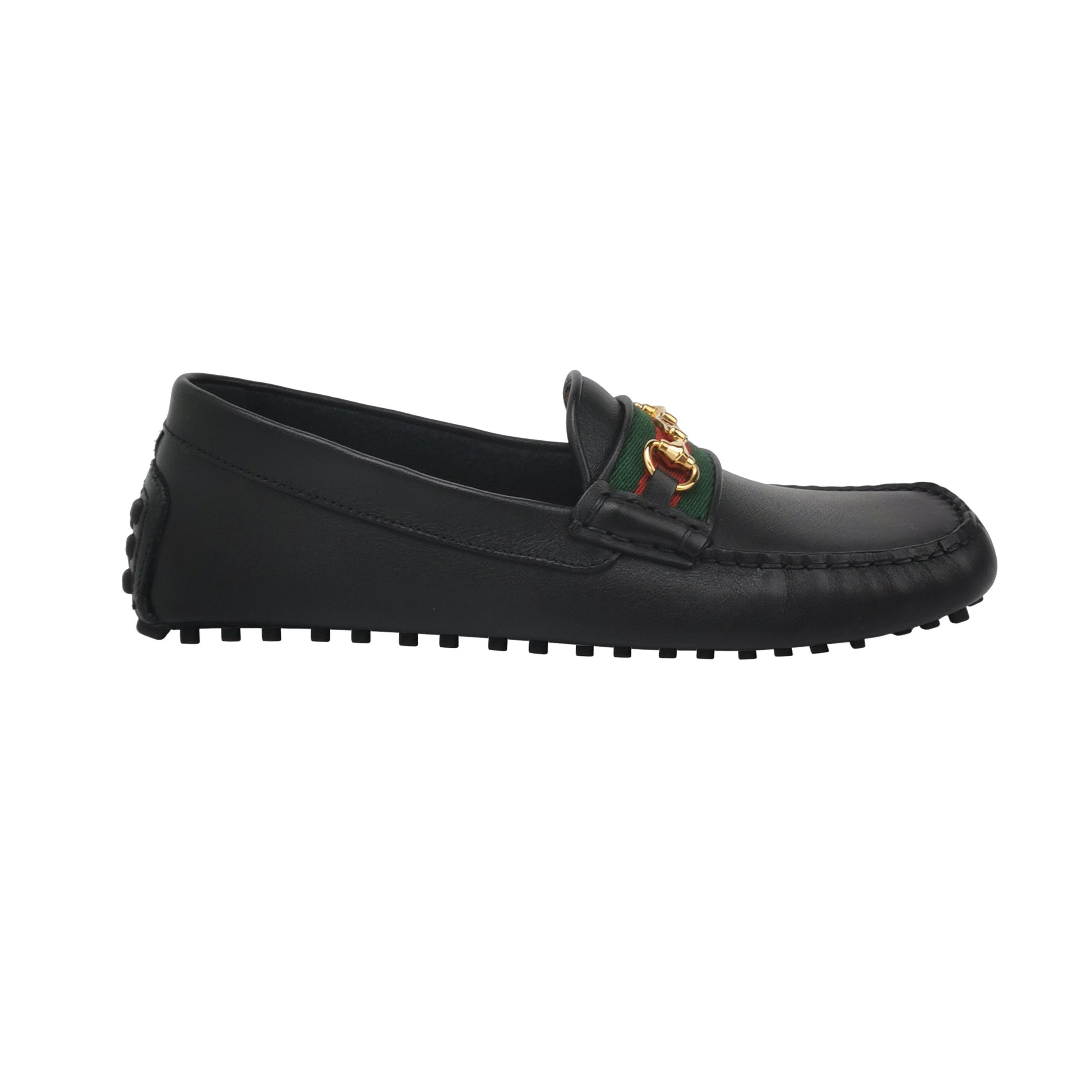 Gucci Gucci Web Stripe Horsebit Loafers Size 39 Size US 6 / EU 39 - 1 Thumbnail