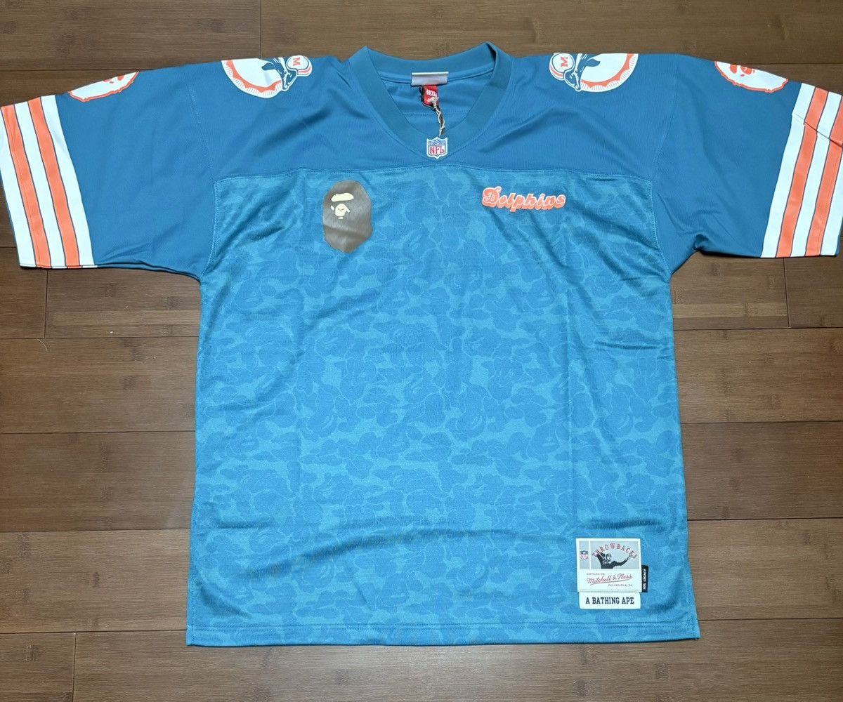 A Bathing Ape Miami Dolphins NFL Football Jersey
