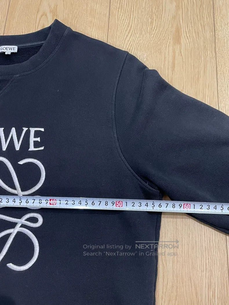 Loewe Loewe Black Embroidered Sweatshirt Size US XL / EU 56 / 4 - 8 Thumbnail
