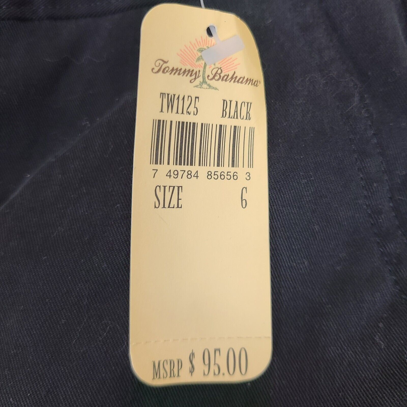 Tommy Bahama Tommy Bahama Women's Pants Size 6 Weekend Twill Black Stretc Size 28" / US 6 / IT 42 - 3 Thumbnail