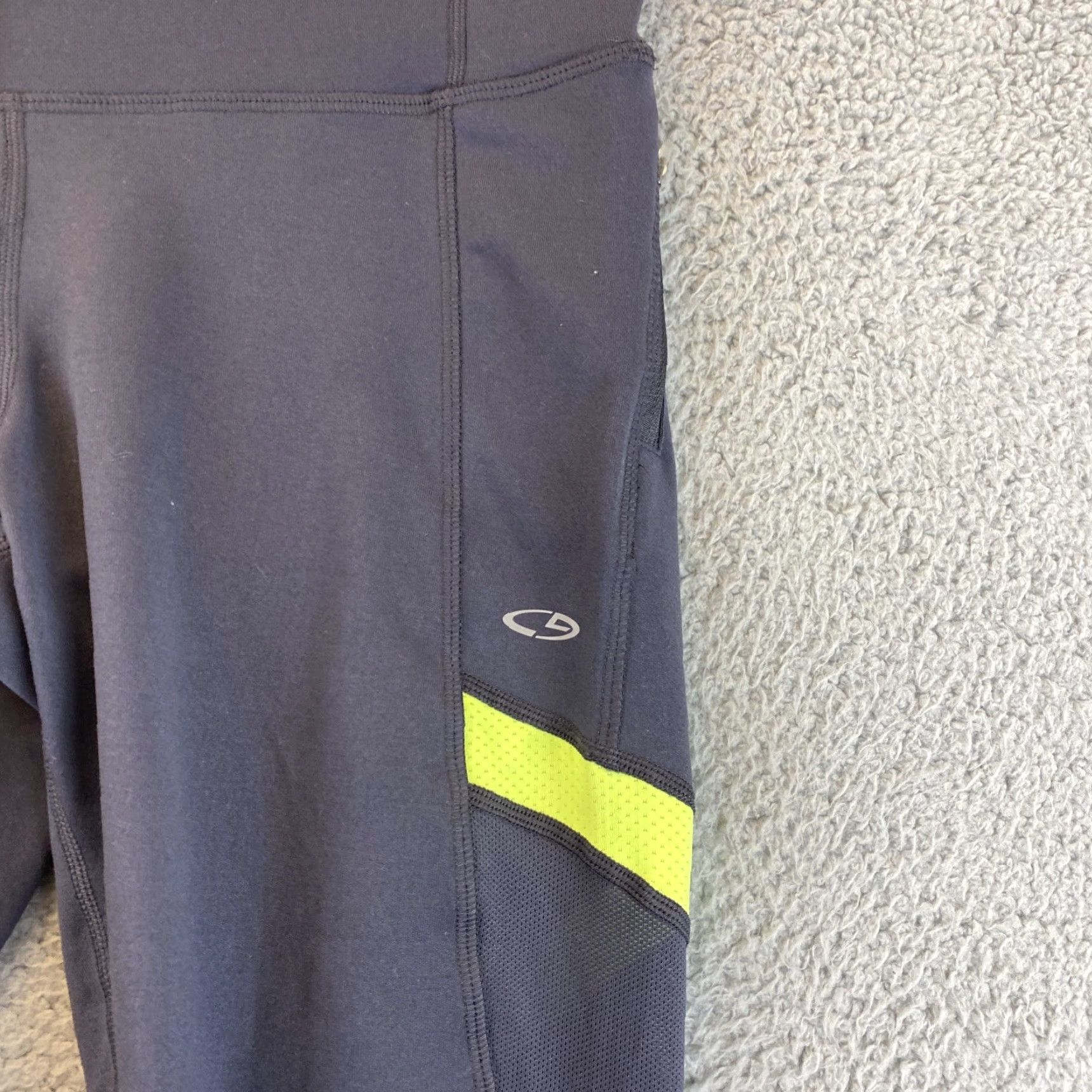 Champion C9 by Champion Women's Yoga Pants Size M Gray Cropped / 58-12 Size 32" / US 10 / IT 46 - 2 Thumbnail