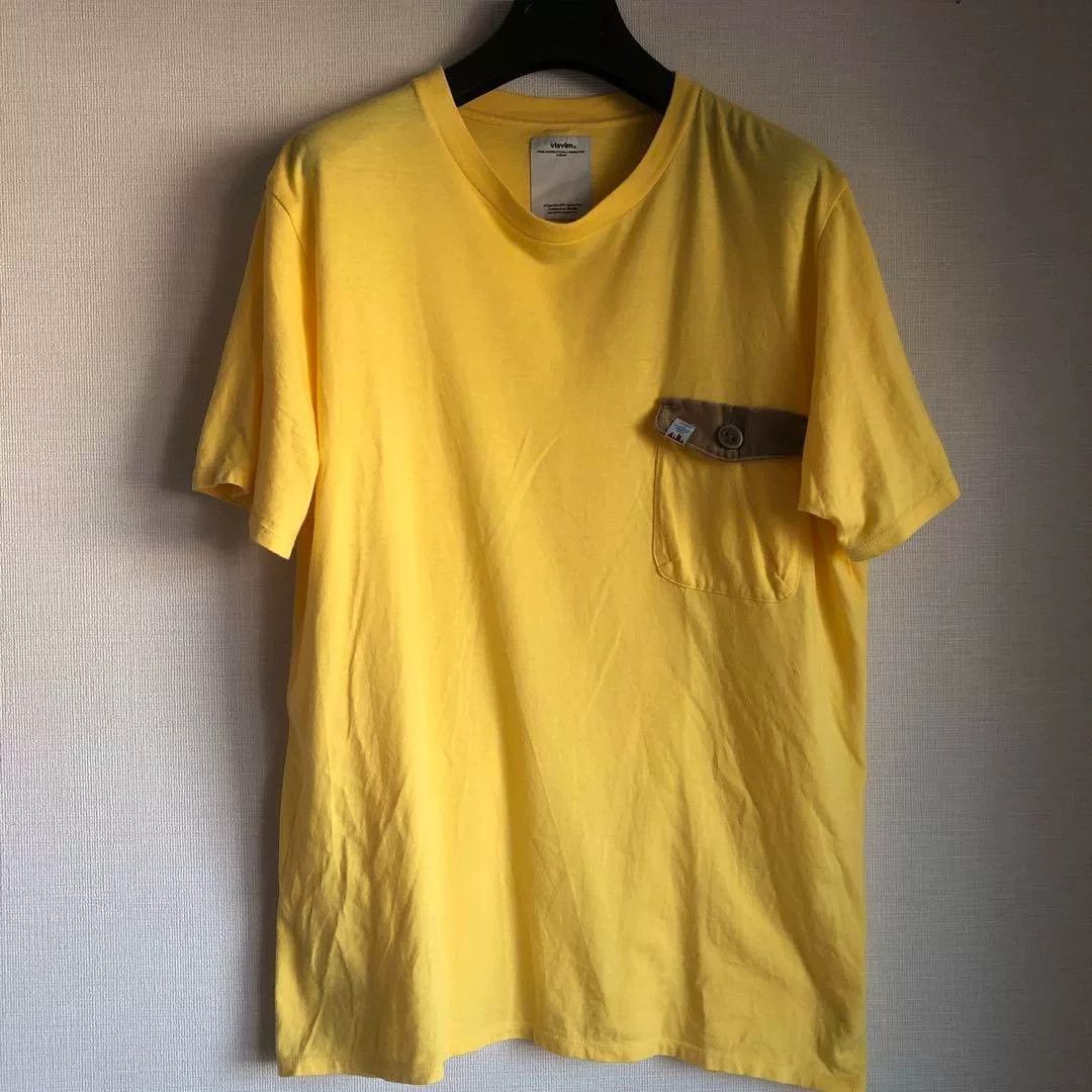 Visvim visvim yellow tee size M for casual wear Size US M / EU 48-50 / 2 - 1 Thumbnail