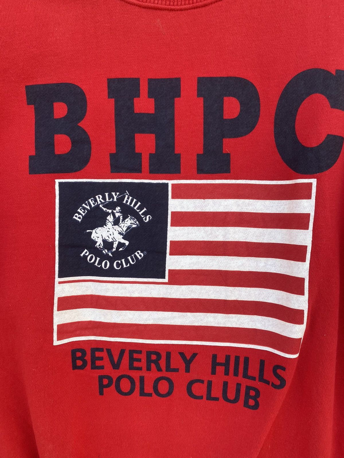 Beverly Hills Polo Club VINTAGE BH POLO CLUB AMERICAN FLAG STYLE SWEATSHIRT Size US M / EU 48-50 / 2 - 6 Thumbnail