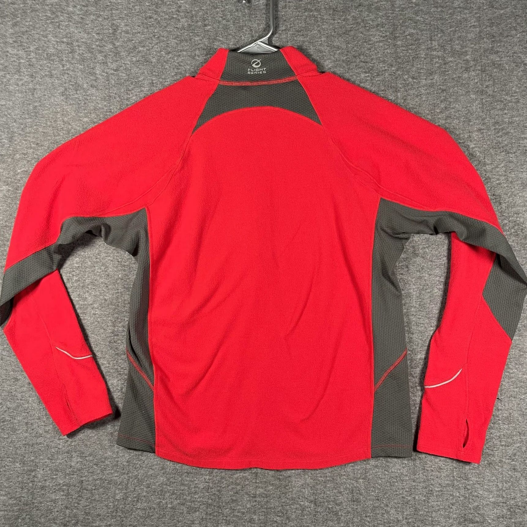The North Face The North Face Flight Series Pullover Mens M Red Gray 1/4 Zip Fleece Top Size US M / EU 48-50 / 2 - 2 Thumbnail