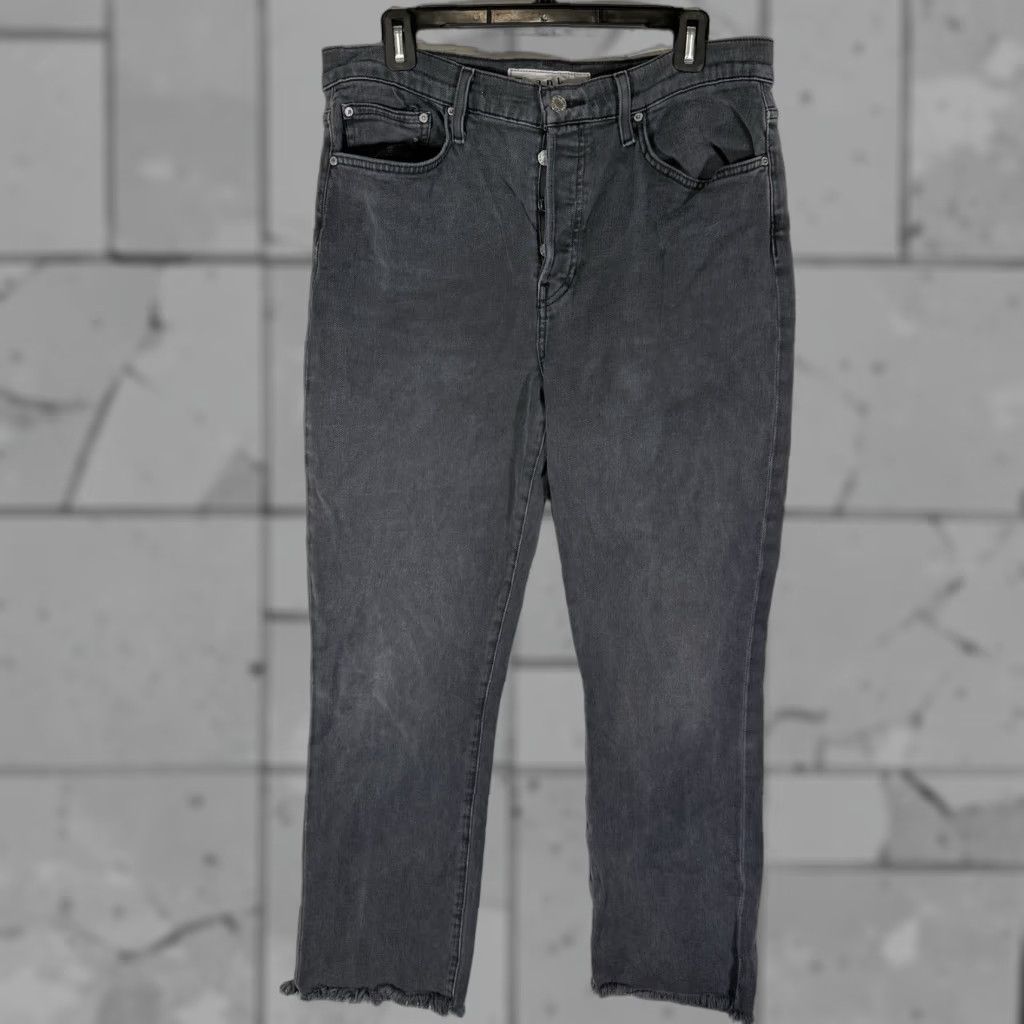 VINTAGE Frank & Eileen Cork Gray Cotton Blend Jeans WOMENS 31 x 26
