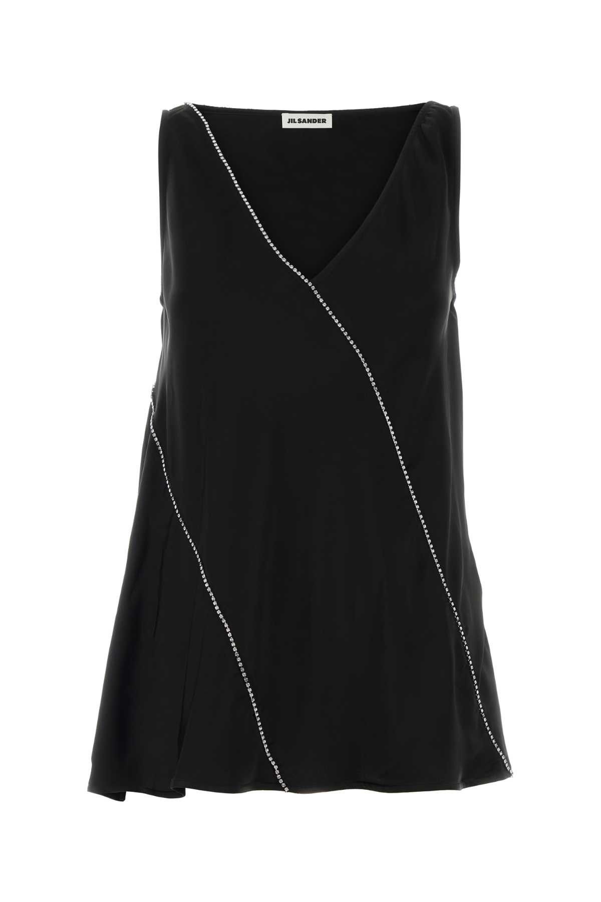 Black Viscose Top