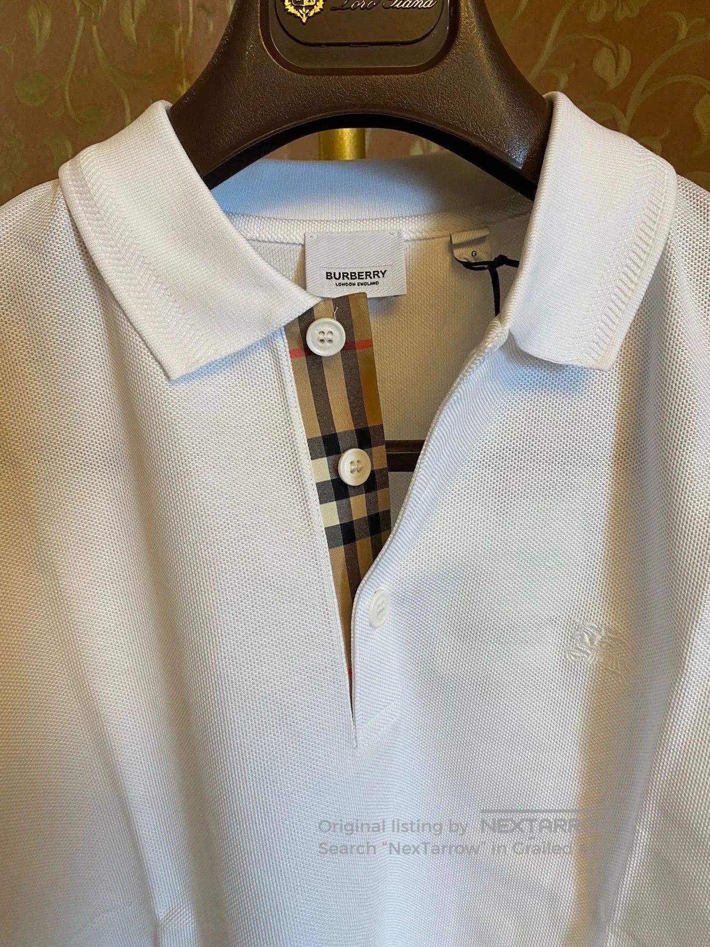 Burberry White Short. Size US L / EU 52-54 / 3 - 2 Thumbnail