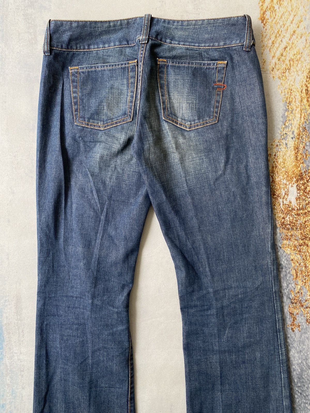 Diesel Vintage Diesel Low Rise Flare Blue Faded Denim Size US 28 / EU 44 - 8 Thumbnail
