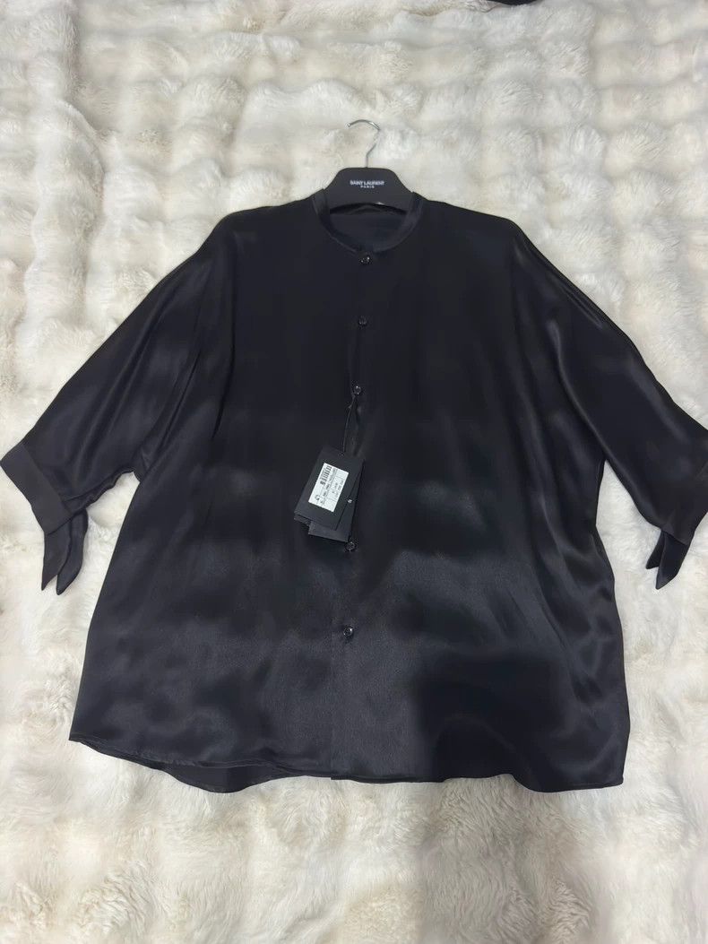 Saint Laurent Paris Saint Laurent Paris size 39 Ribbon silk shirt Size US XXS / EU 40 - 1 Thumbnail