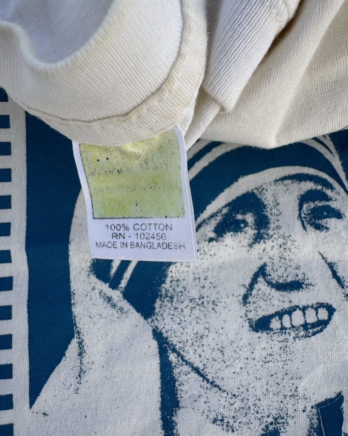 Vintage Vintage Mother Teresa white cotton t-shirt 1997 Size US XL / EU 56 / 4 - 2 Thumbnail