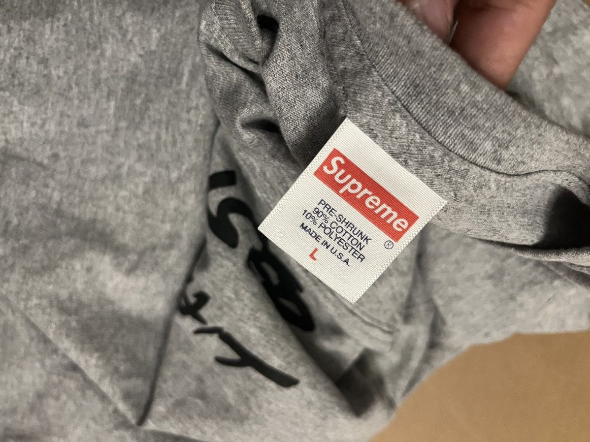 Supreme Supreme Heather Grey Futura Box Logo Tee Large Size US L / EU 52-54 / 3 - 3 Thumbnail