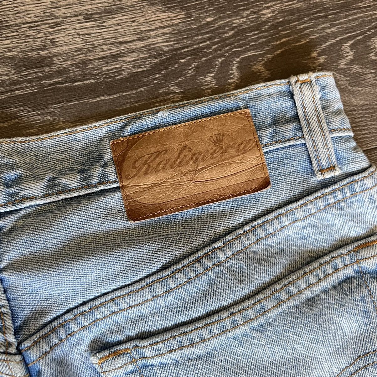 Levi's Vintage 1990s Levi’s Kalimera Reworked Patchwork Jeans 32x30 Size US 32 / EU 48 - 5 Thumbnail