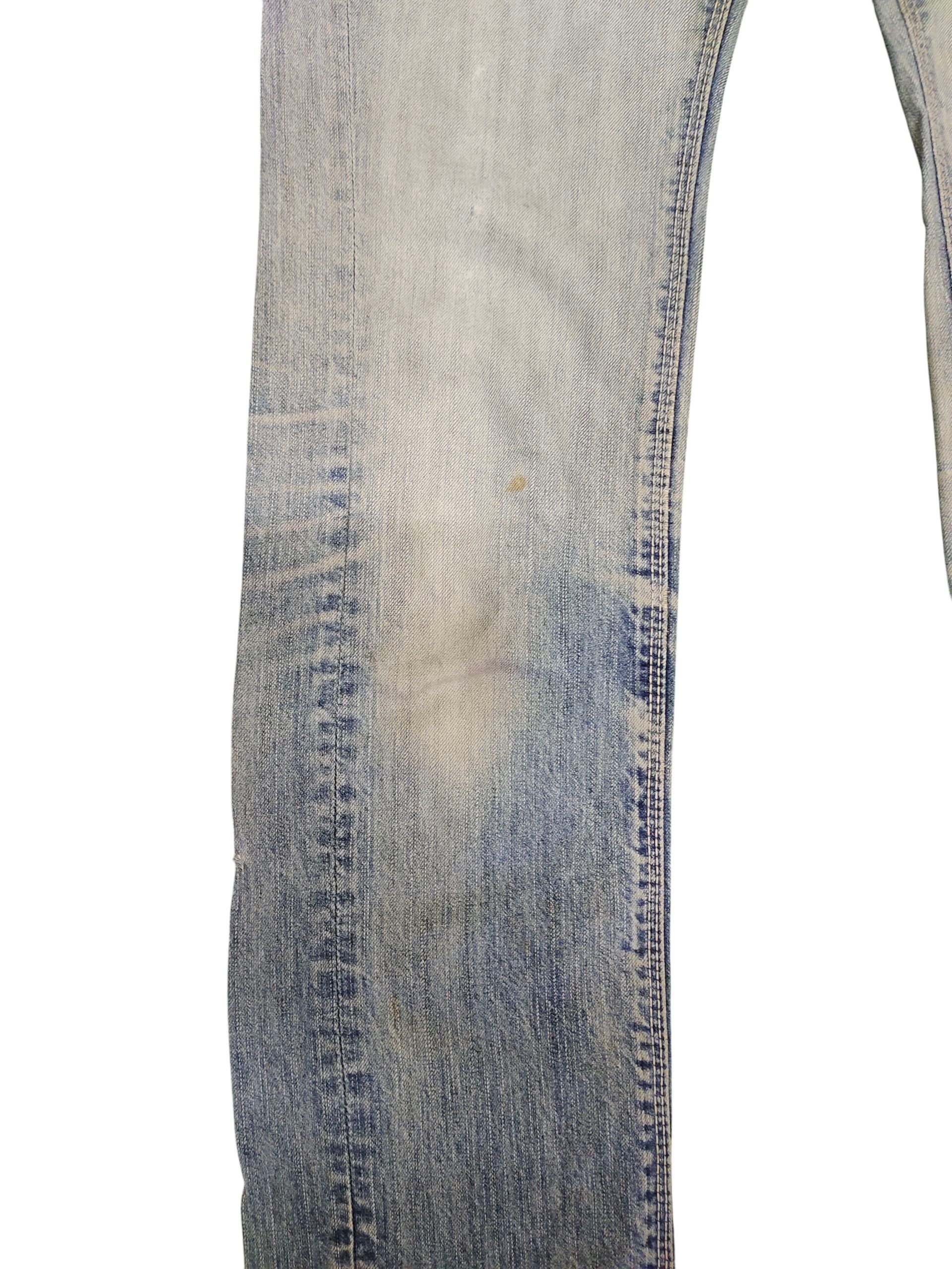 Comme des Garcons × Undercover Et Boite Japan Clawmark Distress Faded Denim Jeans Size US 28 / EU 44 - 4 Thumbnail