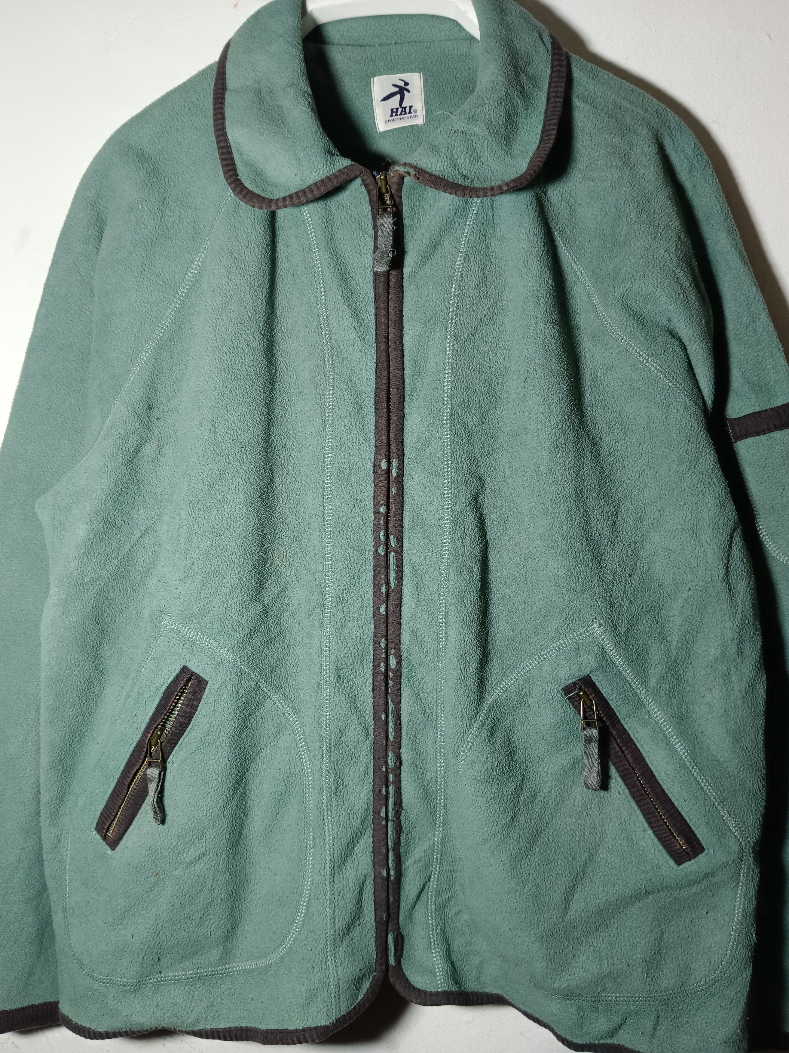 Hai Sporting Gear × Issey Miyake vintage 80s issey miyake hai sporting gear fleece jacket Size US M / EU 48-50 / 2 - 3 Thumbnail
