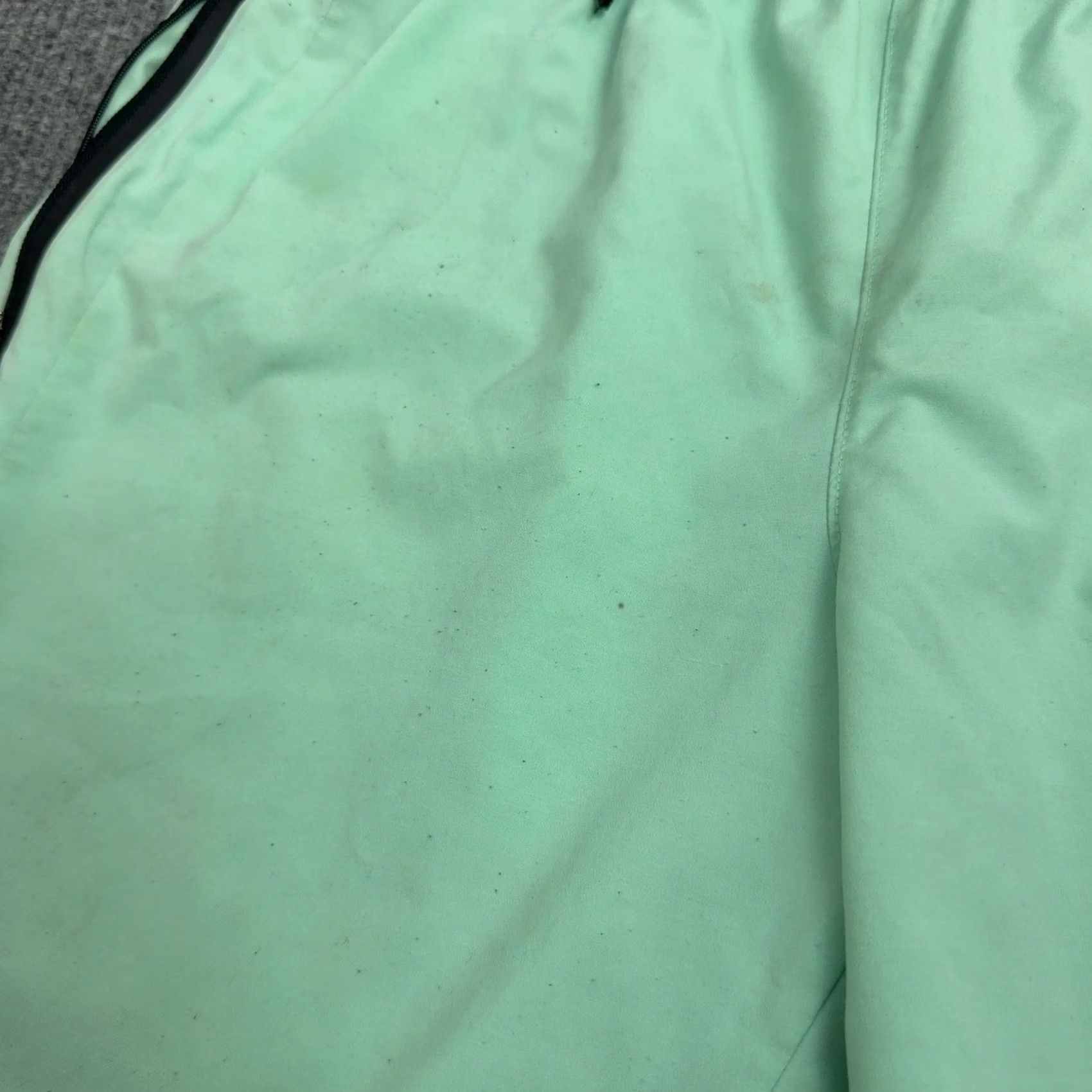 Vintage Legend Shorts Mens M Mint Green Polyester Blend Zipper Pockets Athletic Gym Size US 31 - 3 Thumbnail