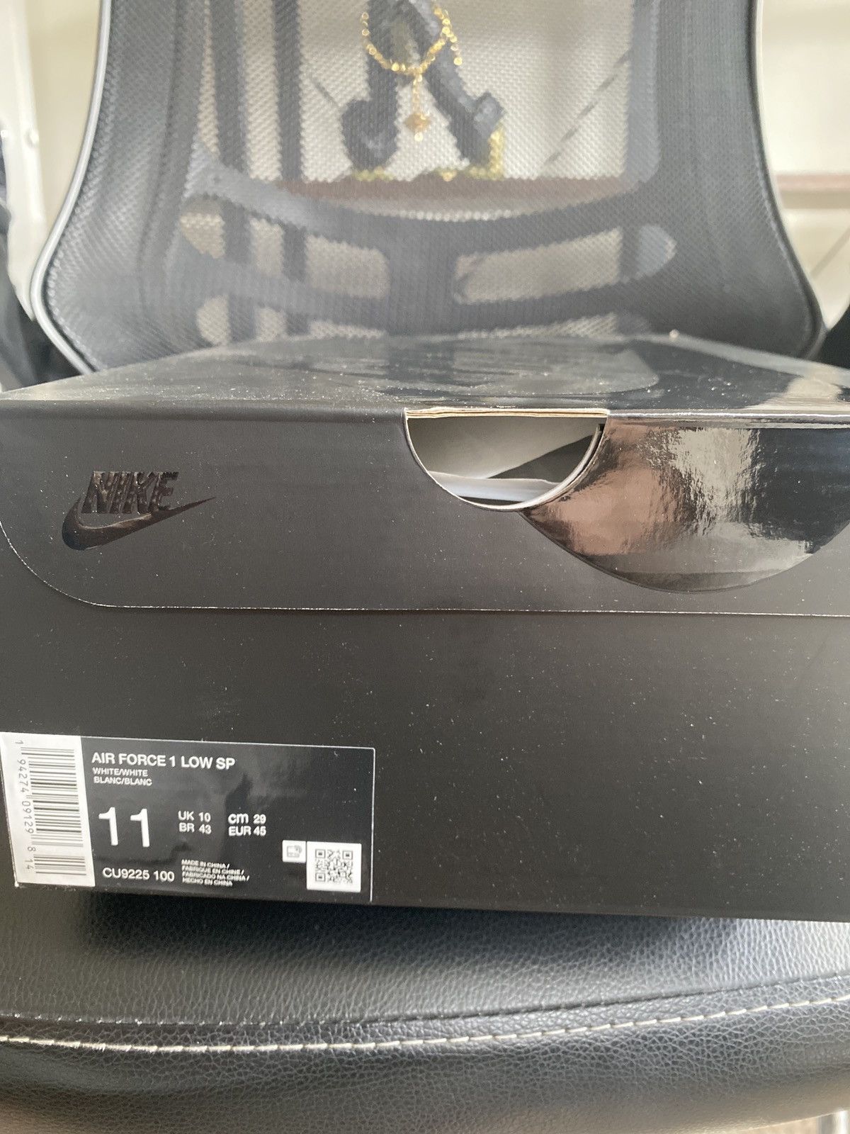 Nike × Supreme Supreme Air Force 1 white Size US 11 / EU 44 - 2 Thumbnail