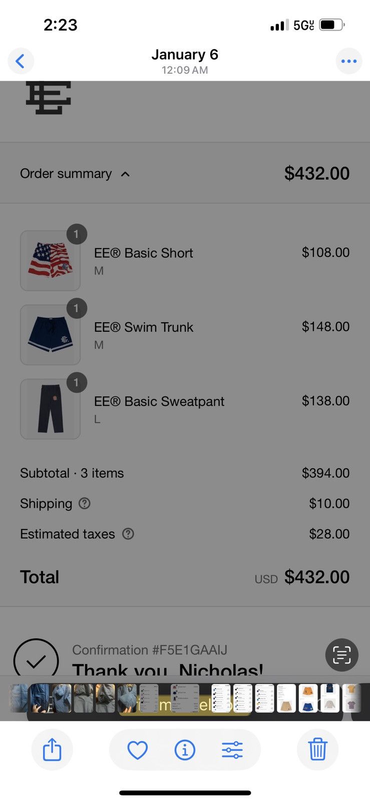 Eric Emanuel Eric Emanuel American Flag shorts medium Size US 30 / EU 46 - 2 Thumbnail