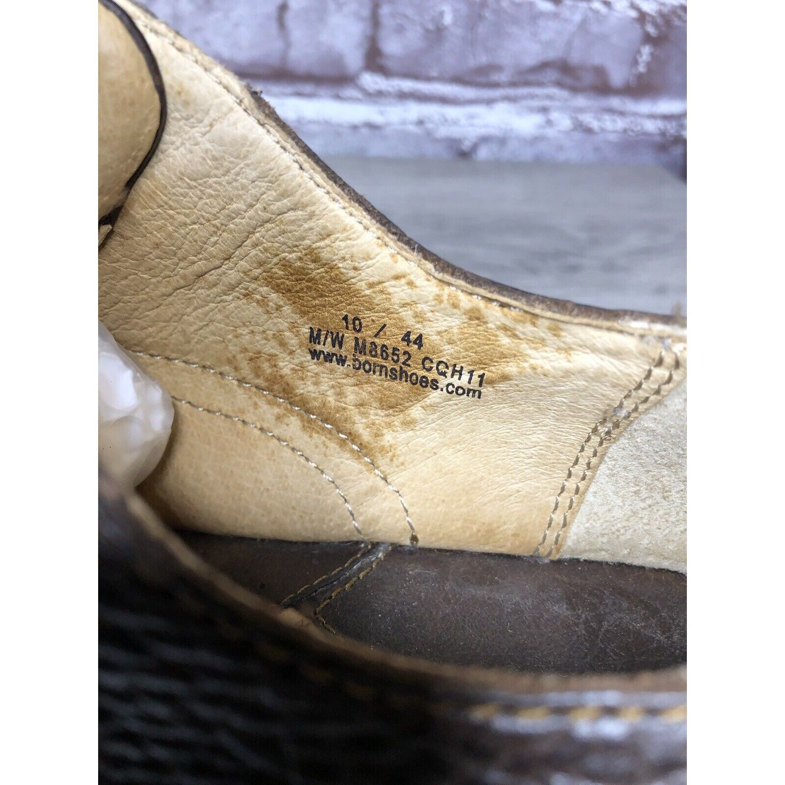 Born Born Brown Leather Brogue Wingtip Oxfords Lace Casual Shoes Size US 10 / EU 43 - 10 Thumbnail