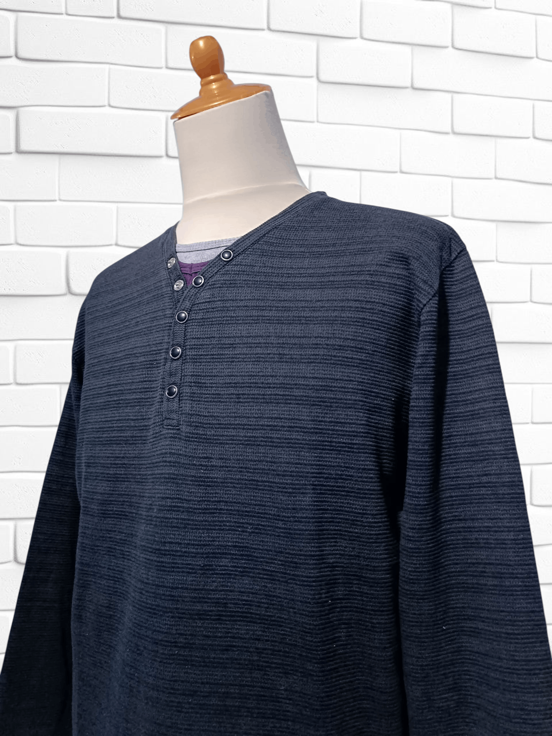 Japanese Brand Nota Bene Japan 3 Layer Long Sleeve Gothic Vkei Size US L / EU 52-54 / 3 - 3 Thumbnail
