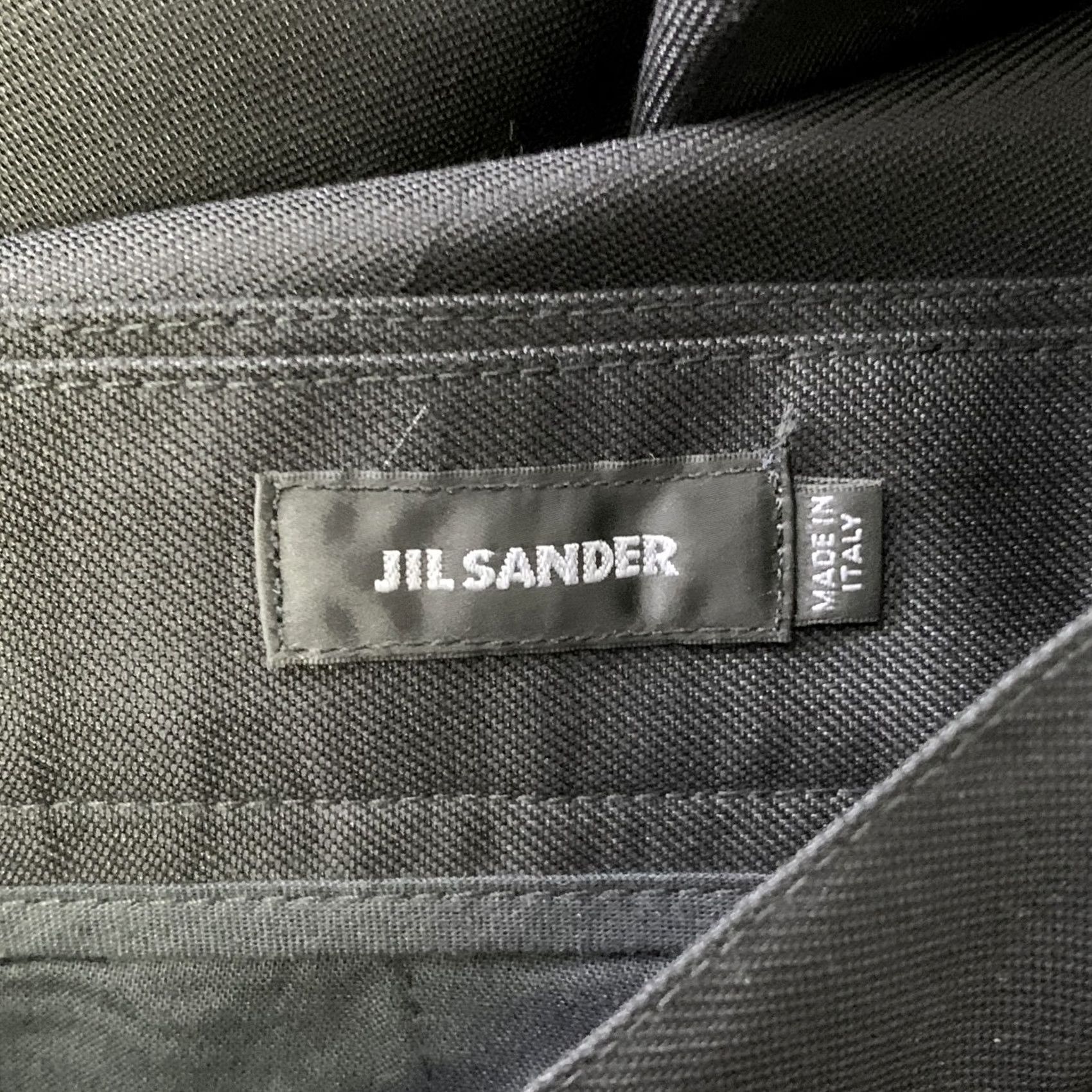 Jil Sander JIL SANDER Pants Black Cotton Blend Side Strap Casual Pants 34 Men Adult Inseam 24 Size US 34 / EU 50 - 4 Thumbnail